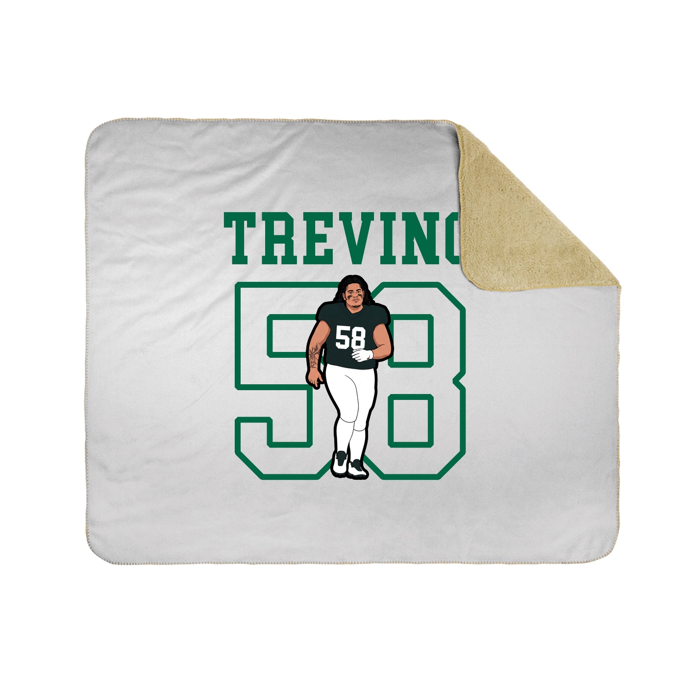 Throw Blanket — Shirsey in White