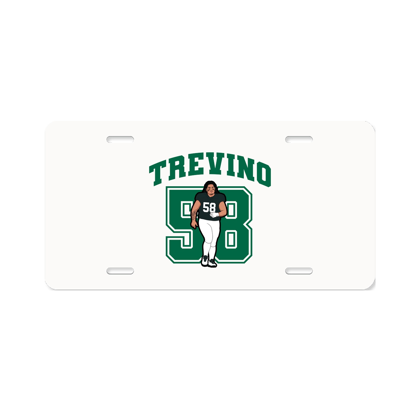 License Plate — Number in Classic