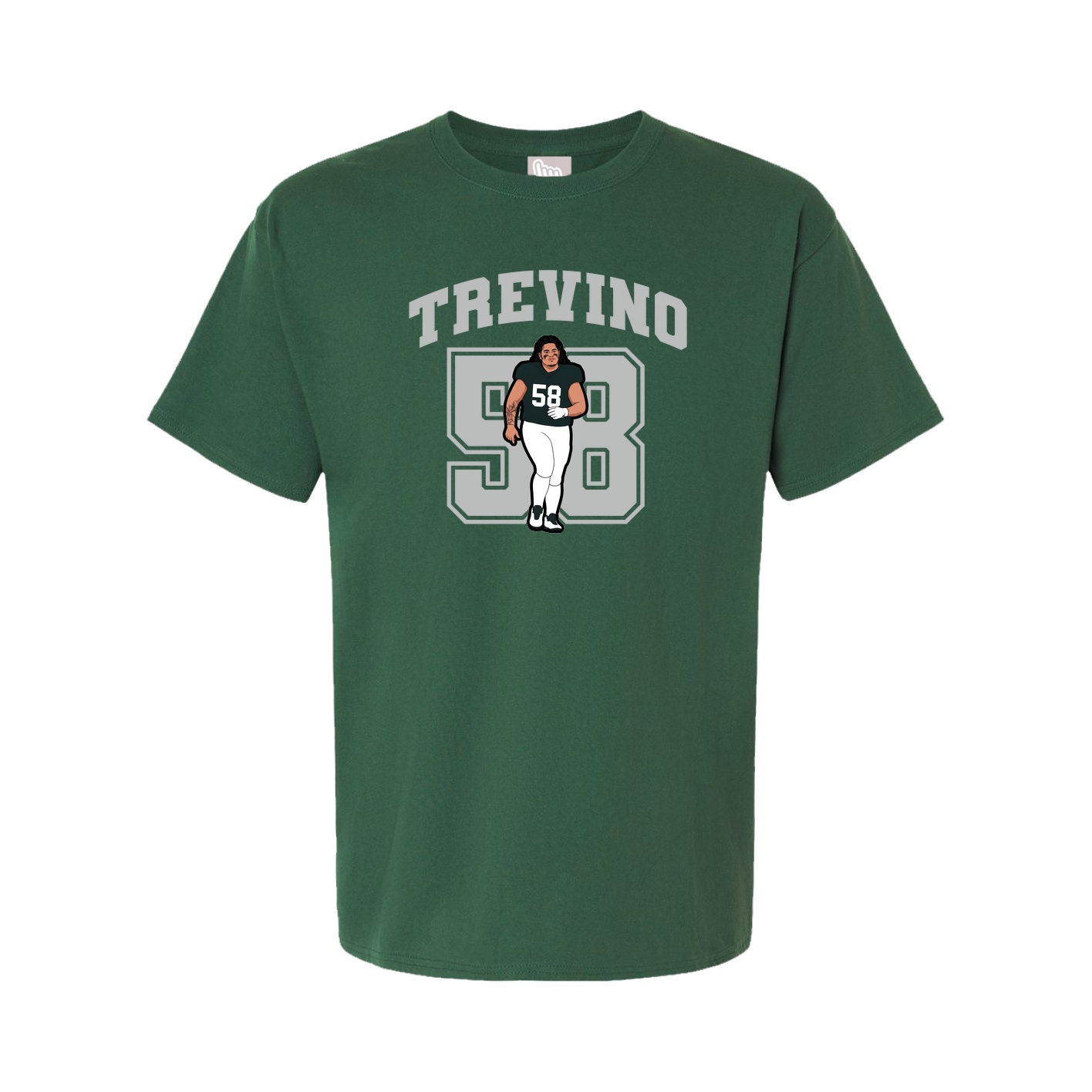 Youth Tee — Number in Green