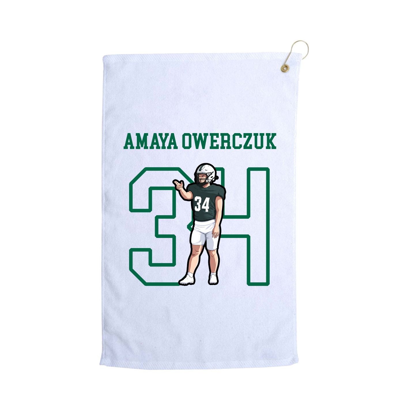 Golf Towel — Shirsey in White