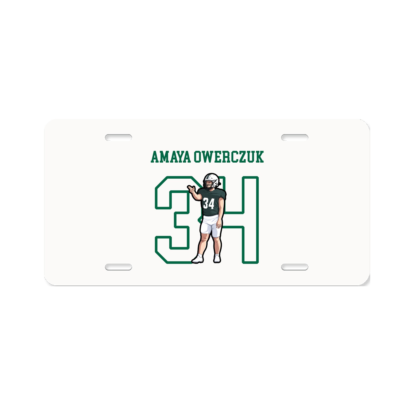 License Plate — Shirsey in Classic