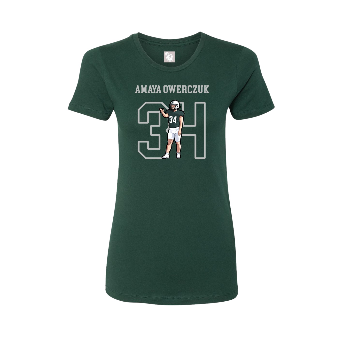 Fitted Women's Tee — Shirsey in Green