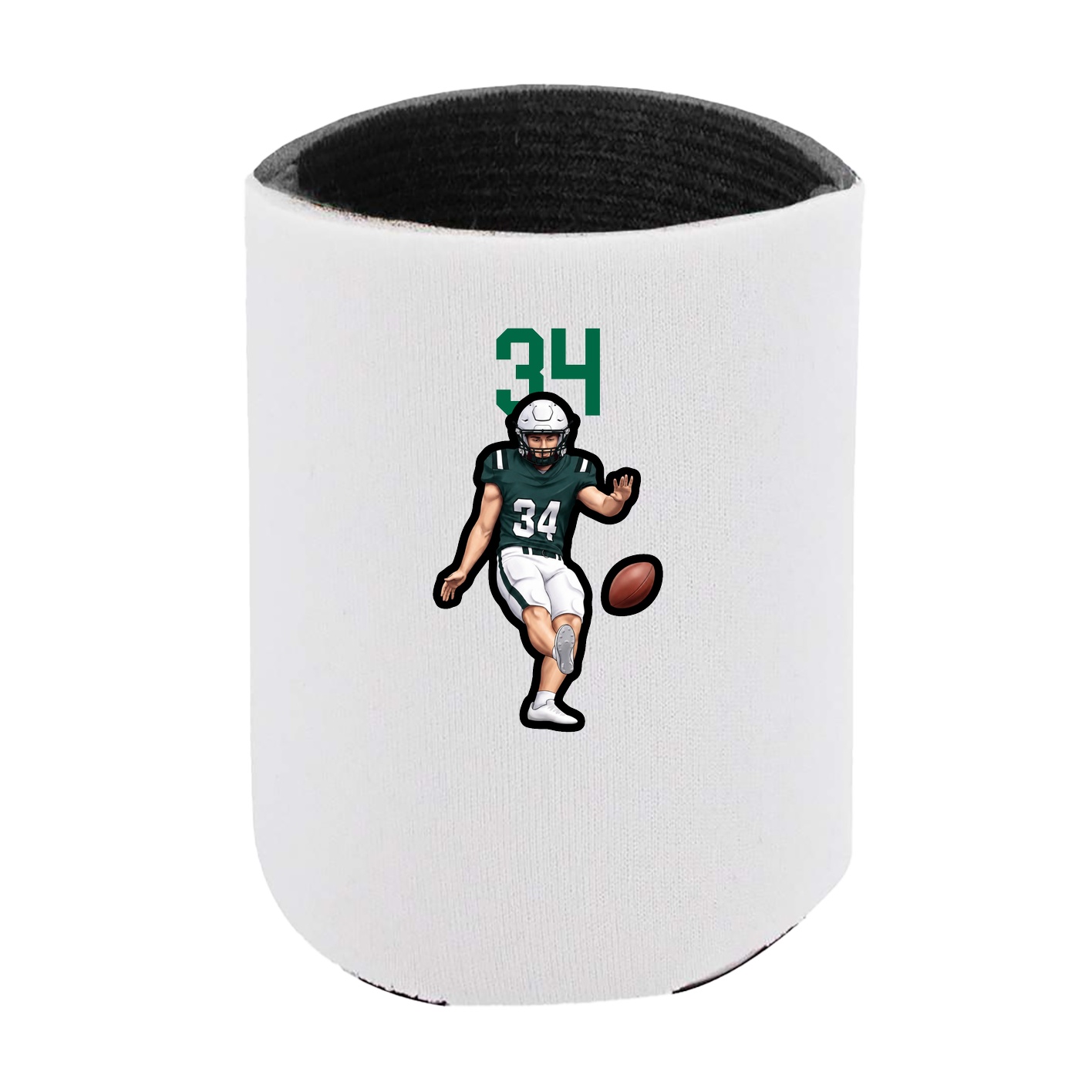 Can Holder — Number Top in White