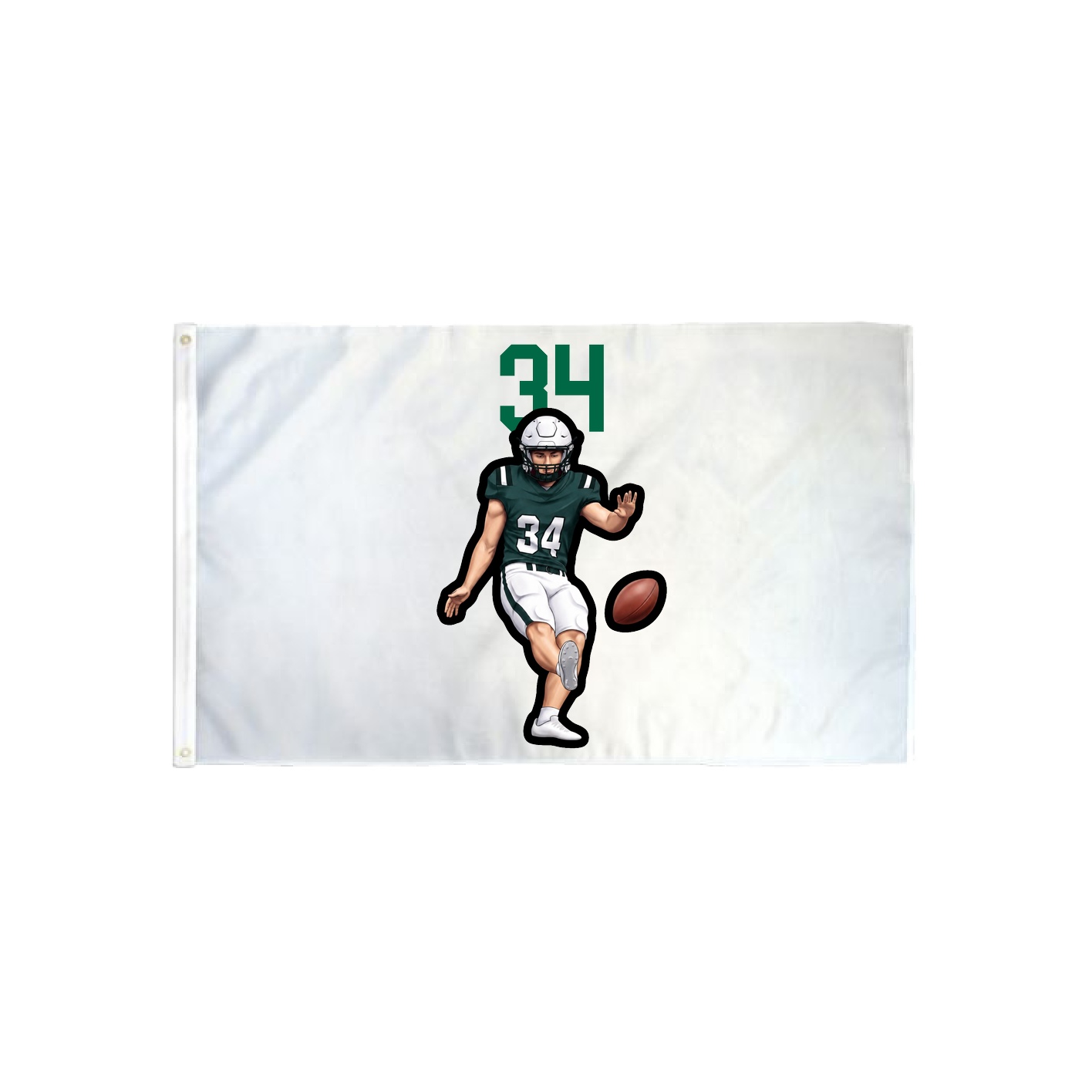 3x5 Flag — Number Top in Classic