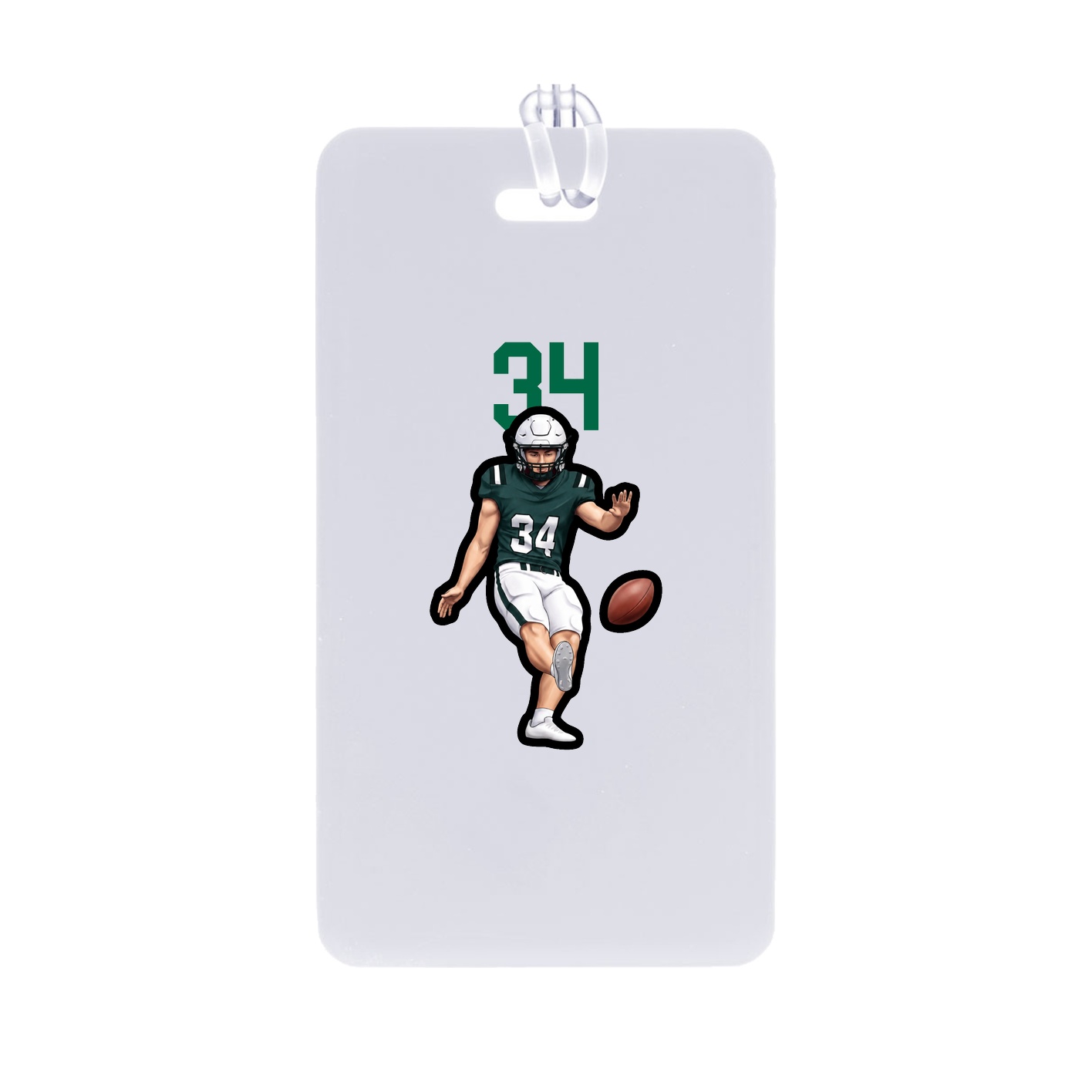 Bag Tag — Number Top in Classic