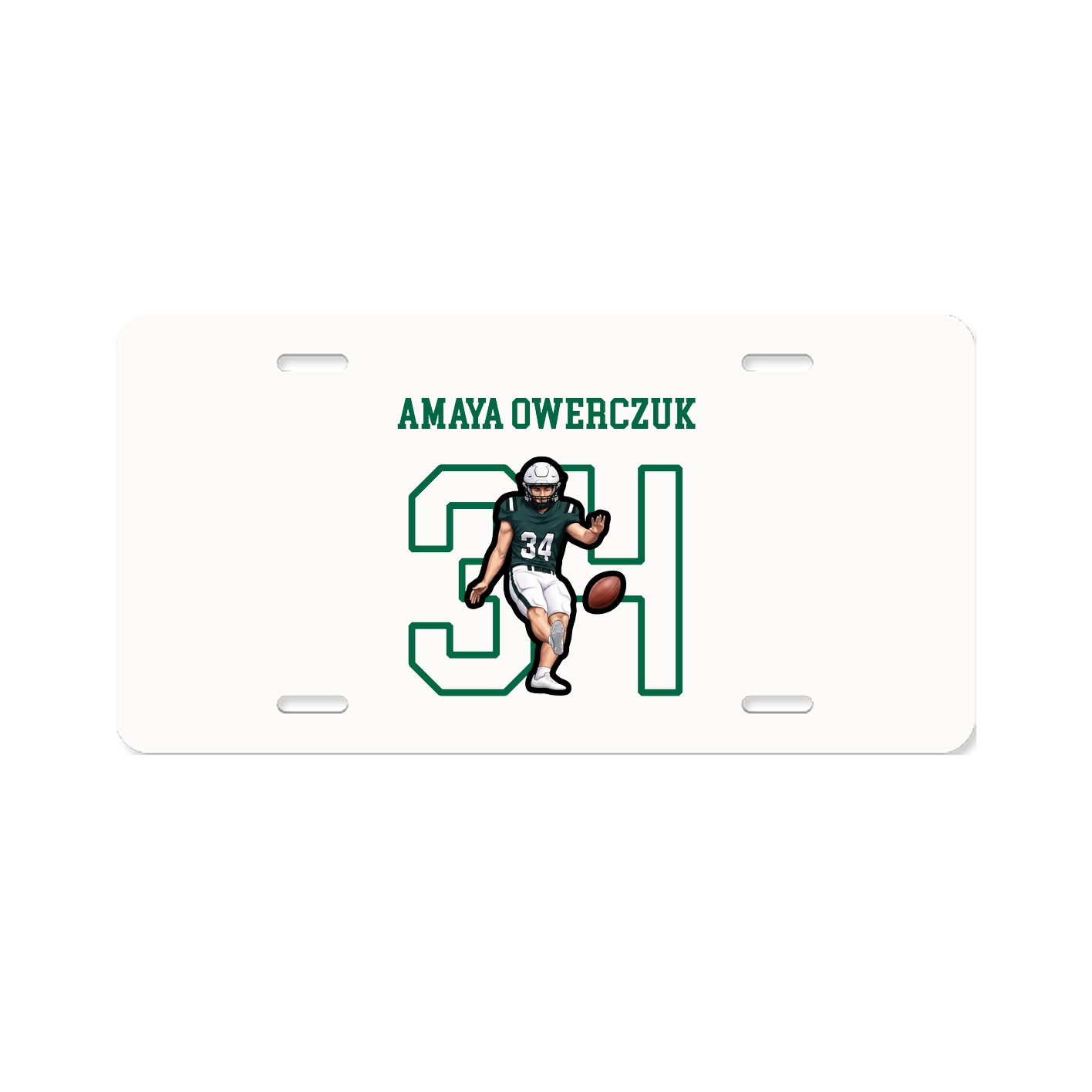 License Plate — Shirsey in Classic