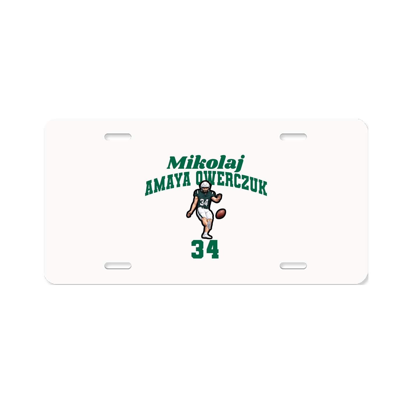 License Plate — Signature Arch in Classic