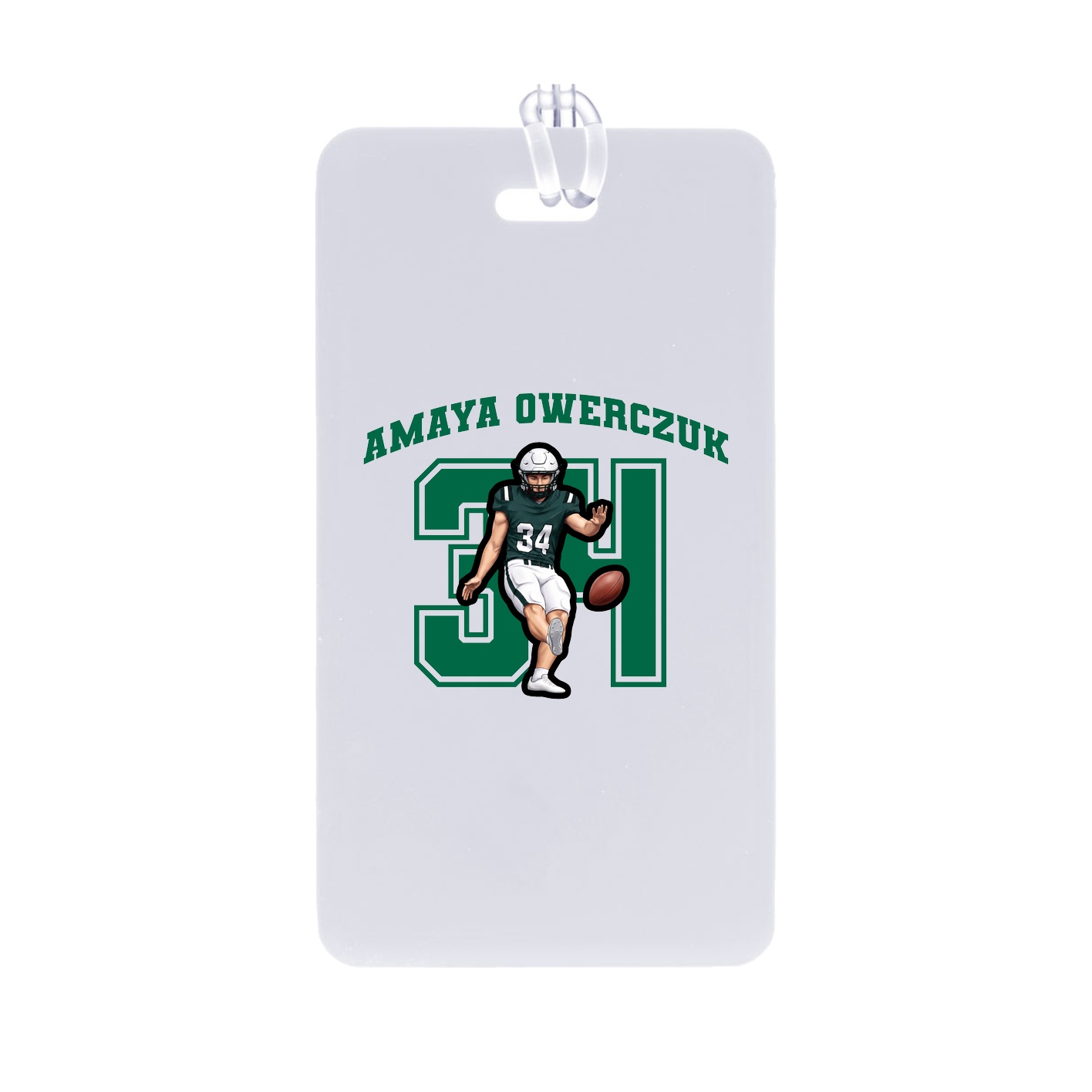 Bag Tag — Number in Classic