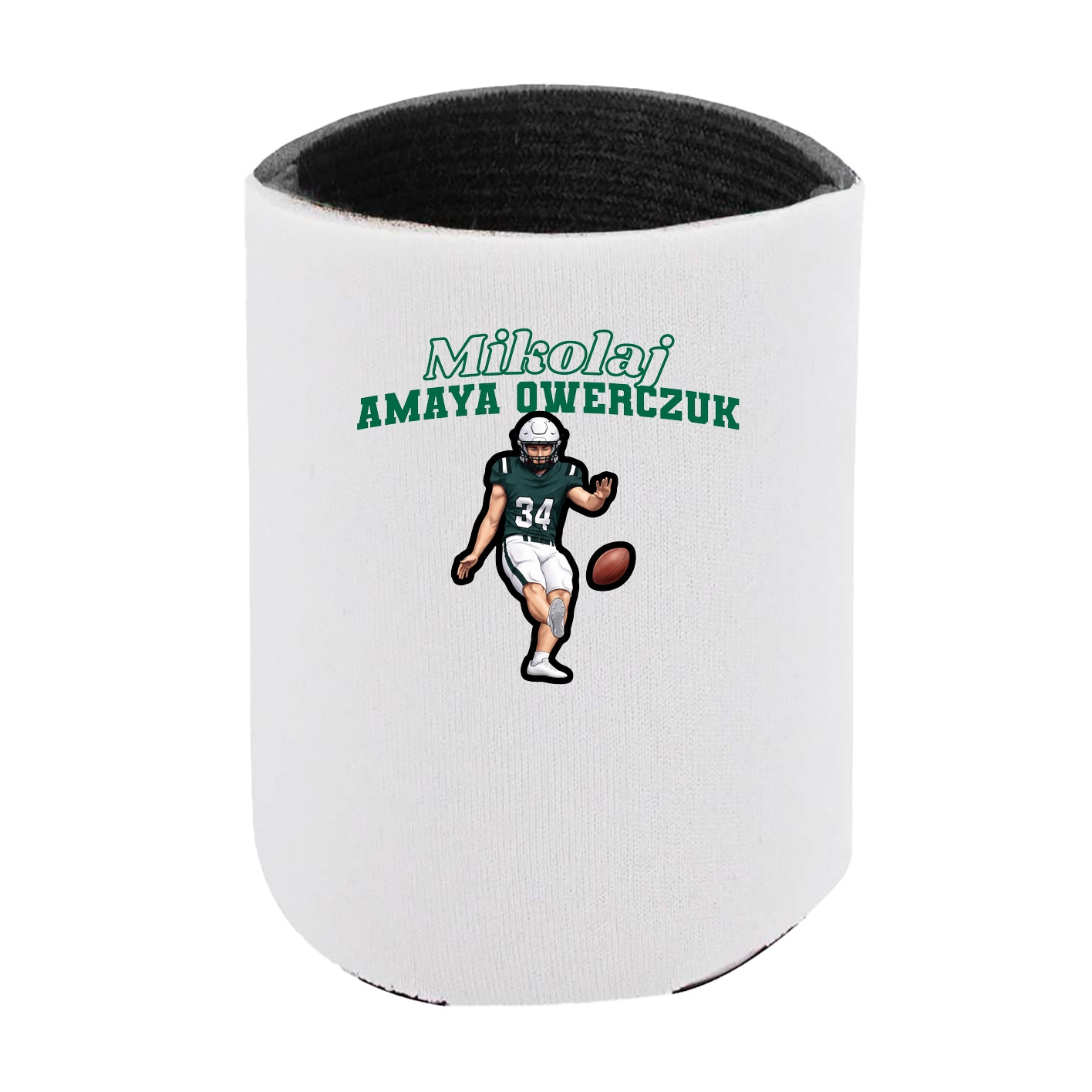 Can Holder — Name Arch in White