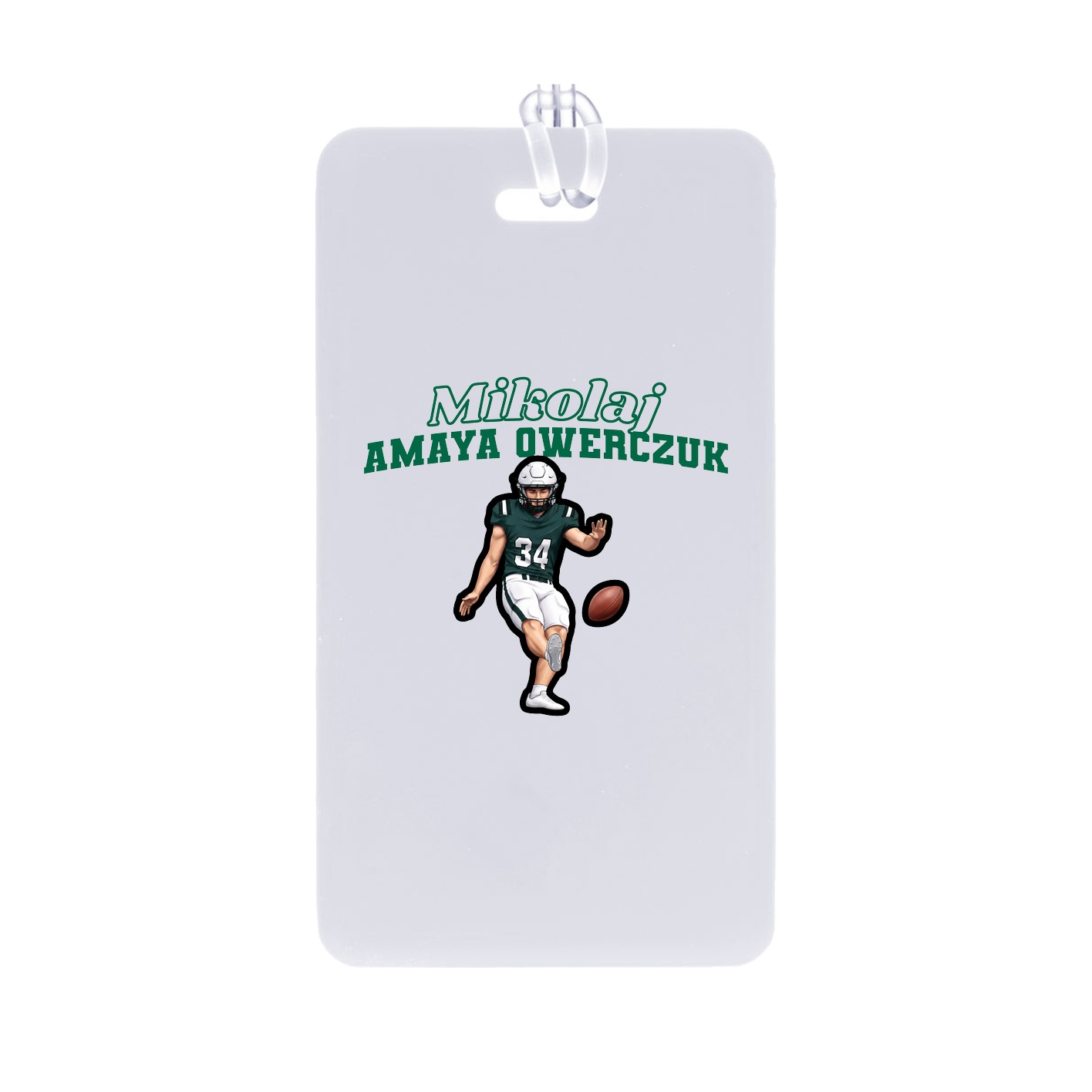Bag Tag — Name Arch in Classic