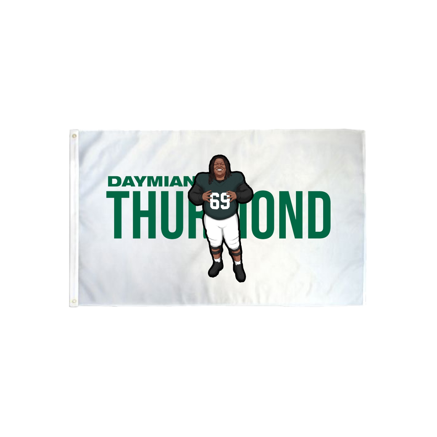 3x5 Flag — Player Name in Classic