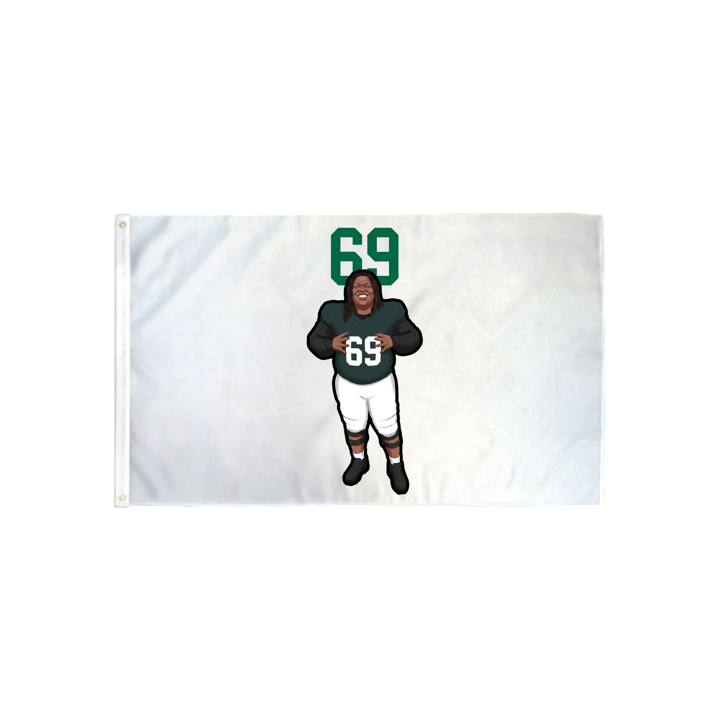 3x5 Flag — Number Top in Classic