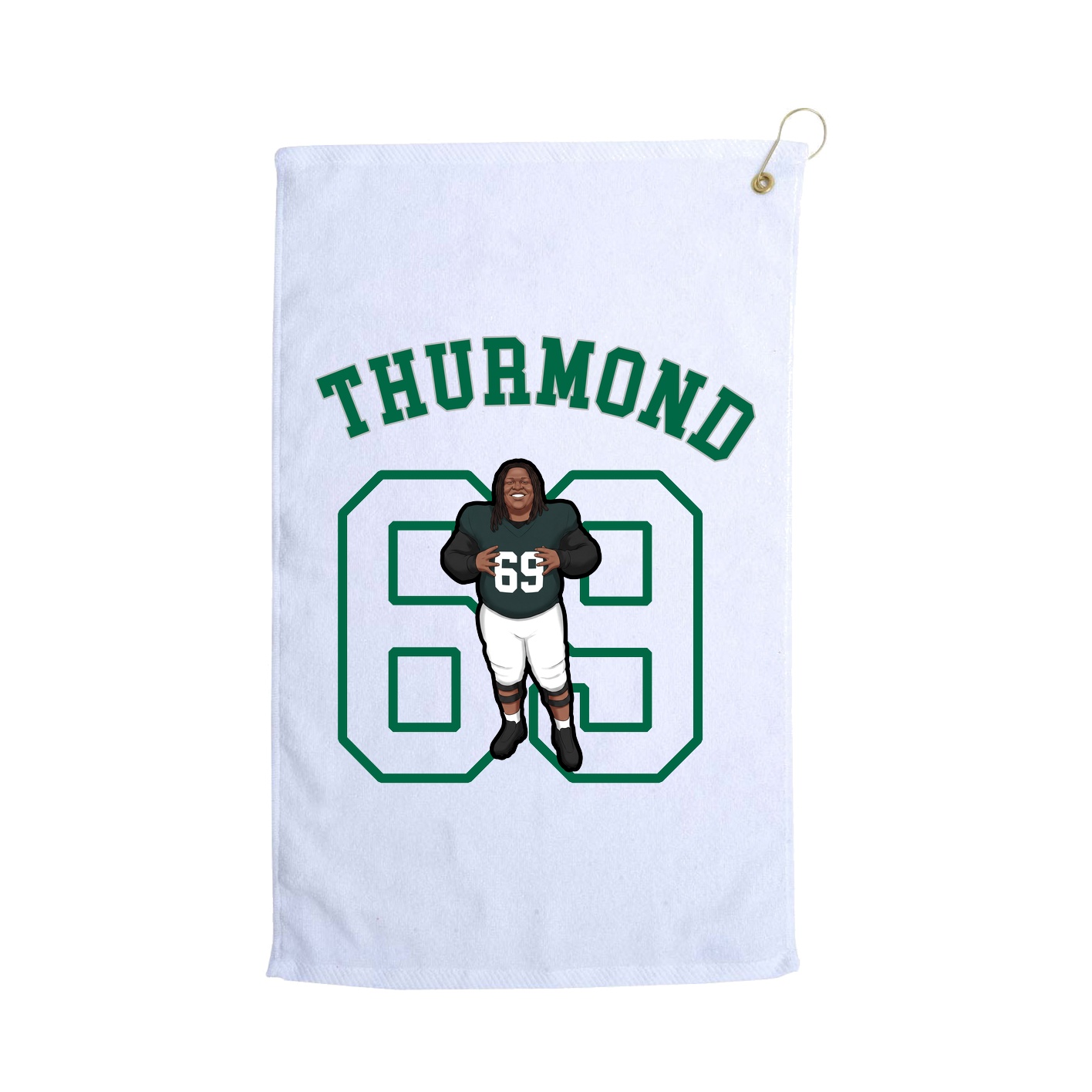 Golf Towel — Shirsey Arch in White