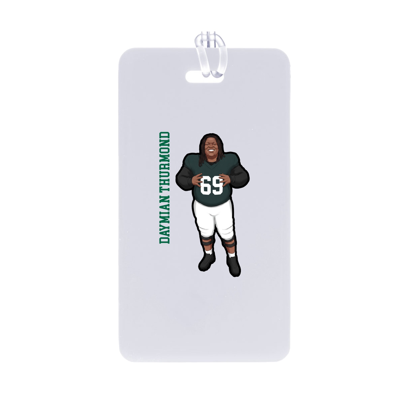 Bag Tag — Name Vertical in Classic