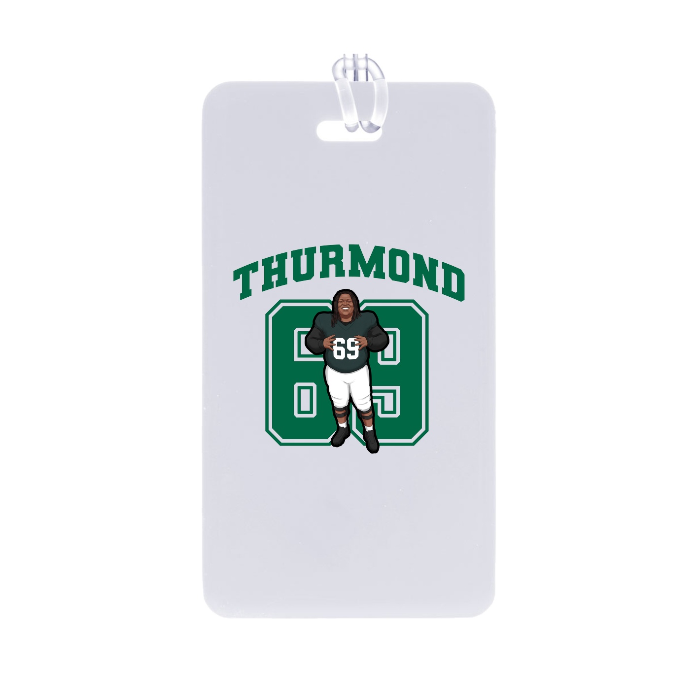 Bag Tag — Number in Classic