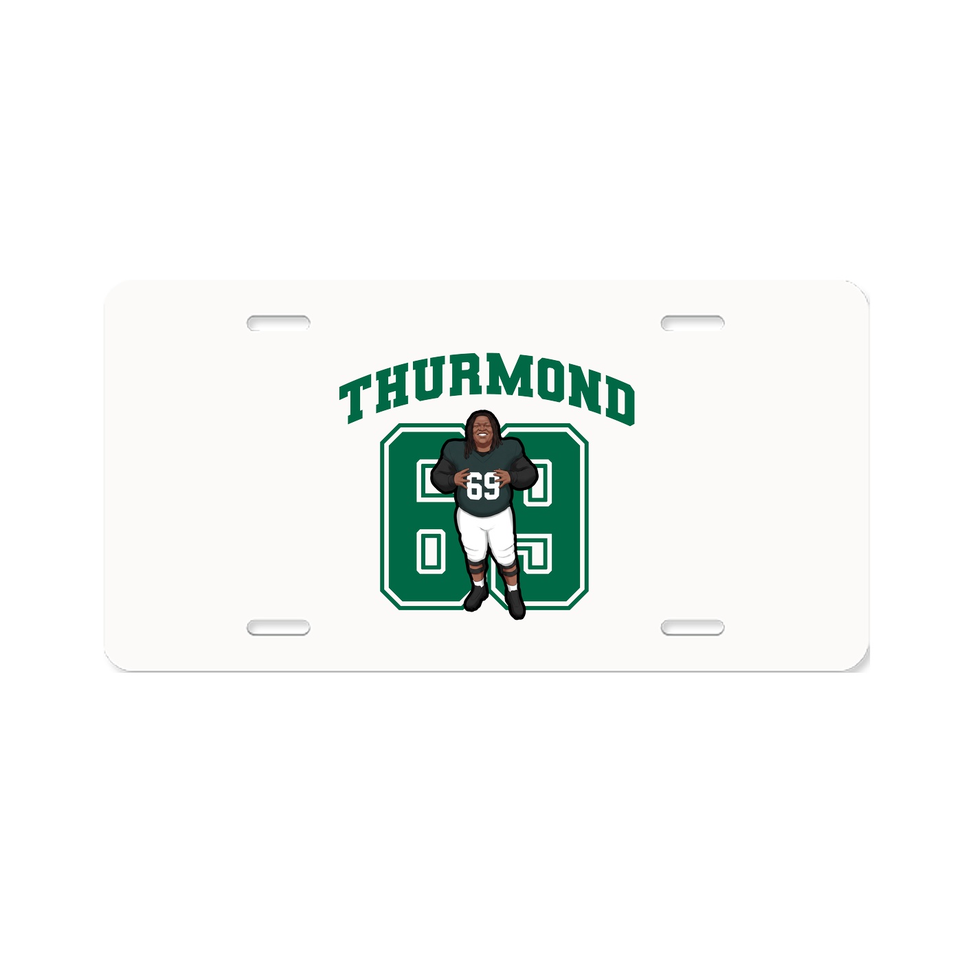License Plate — Number in Classic