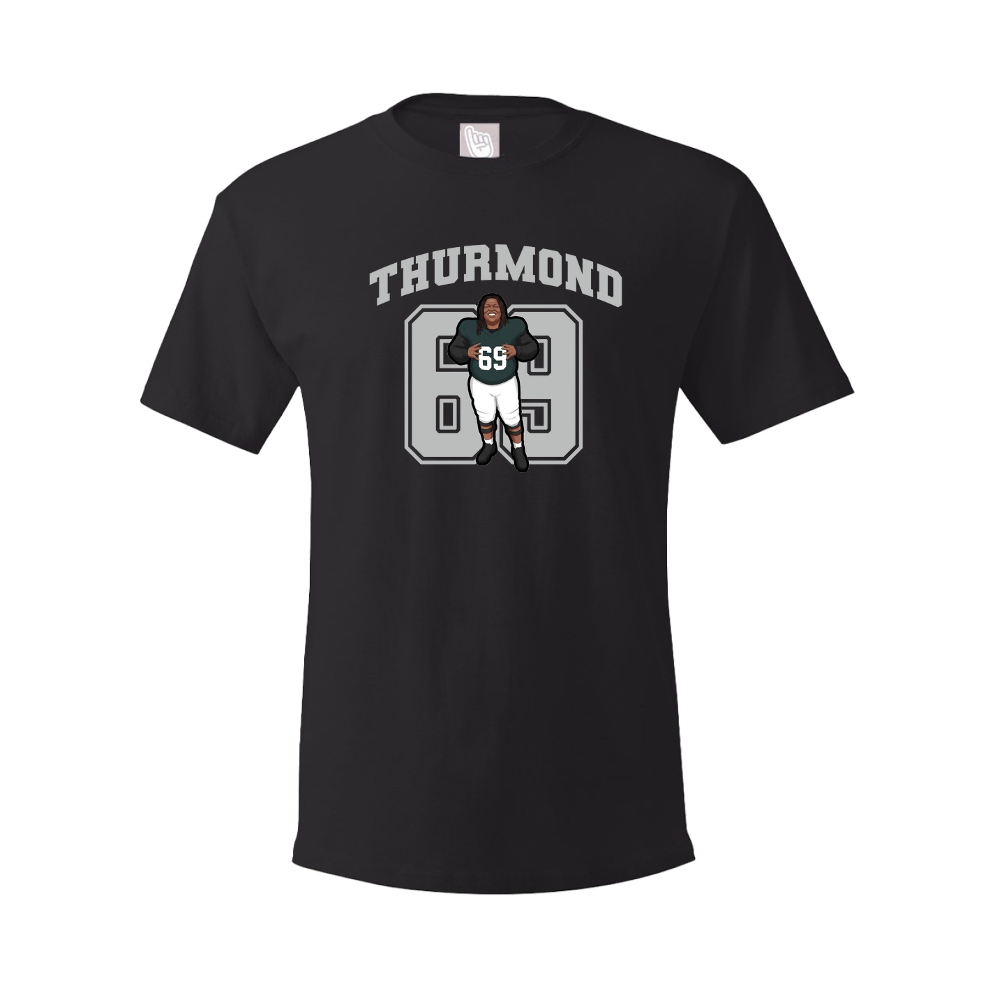 Youth Tee — Number in Black