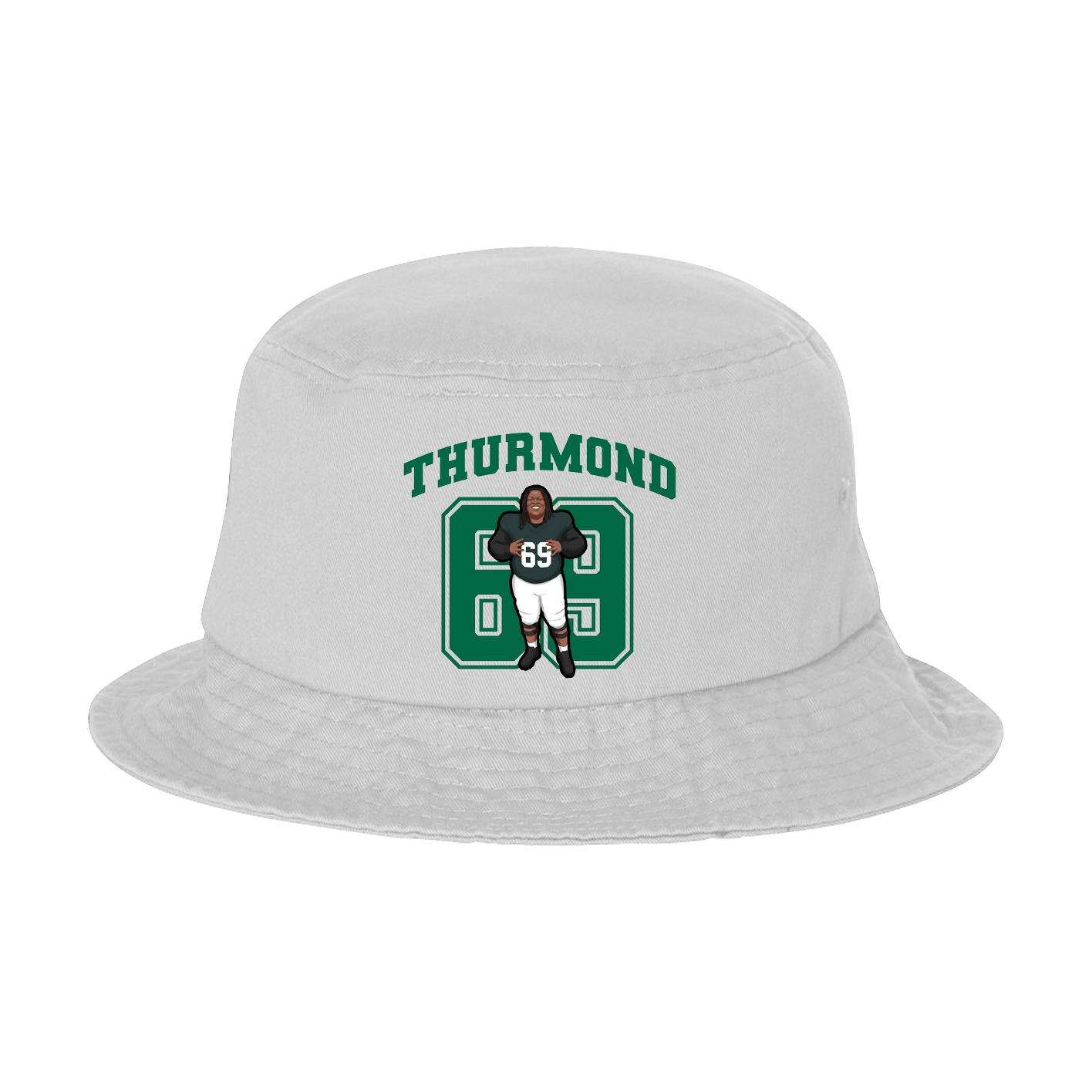 Bucket Cap — Number in White
