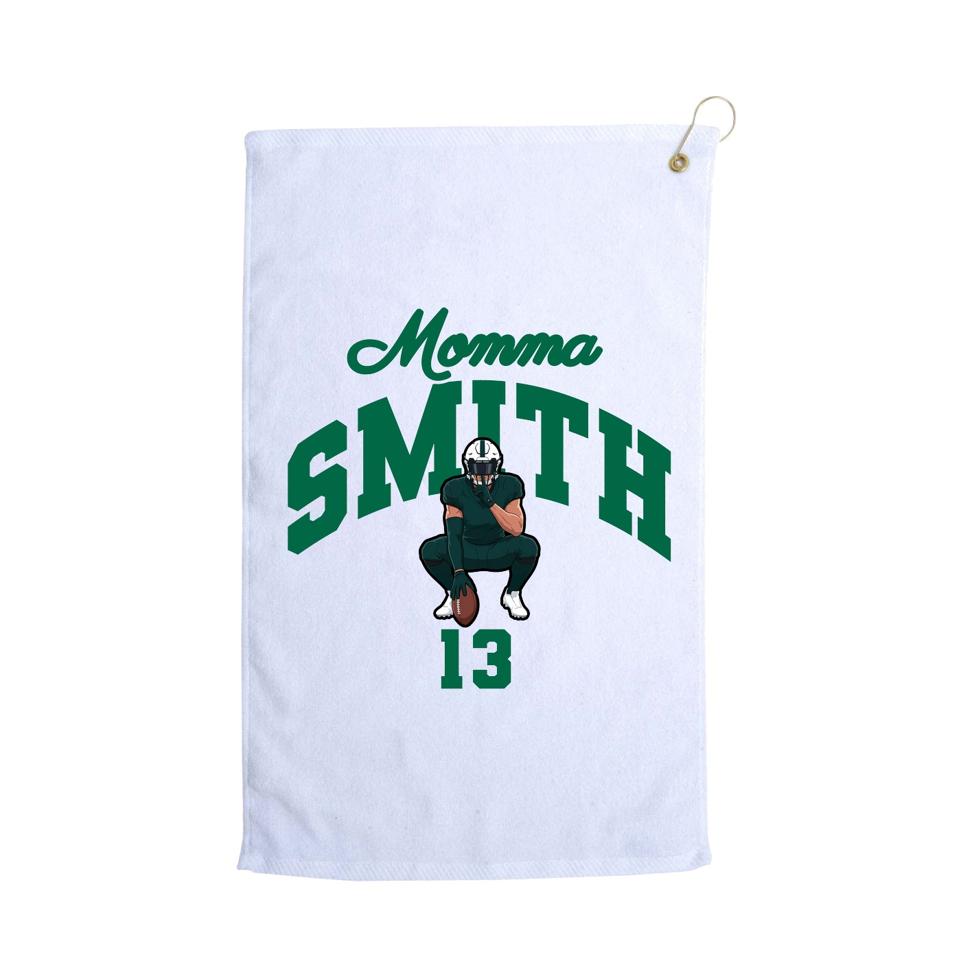 Golf Towel — Mothers Day Arch in White