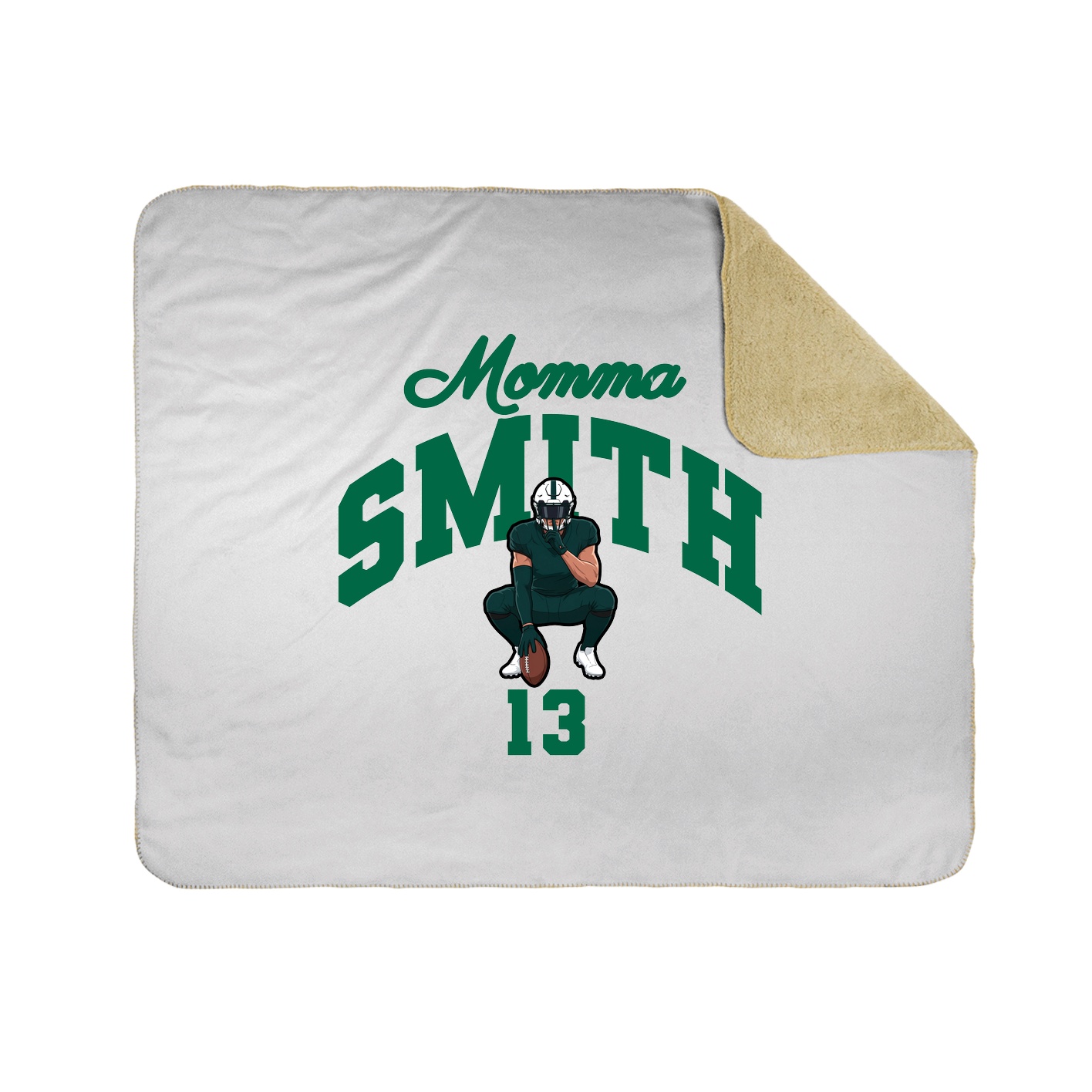 Throw Blanket — Mothers Day Arch in White