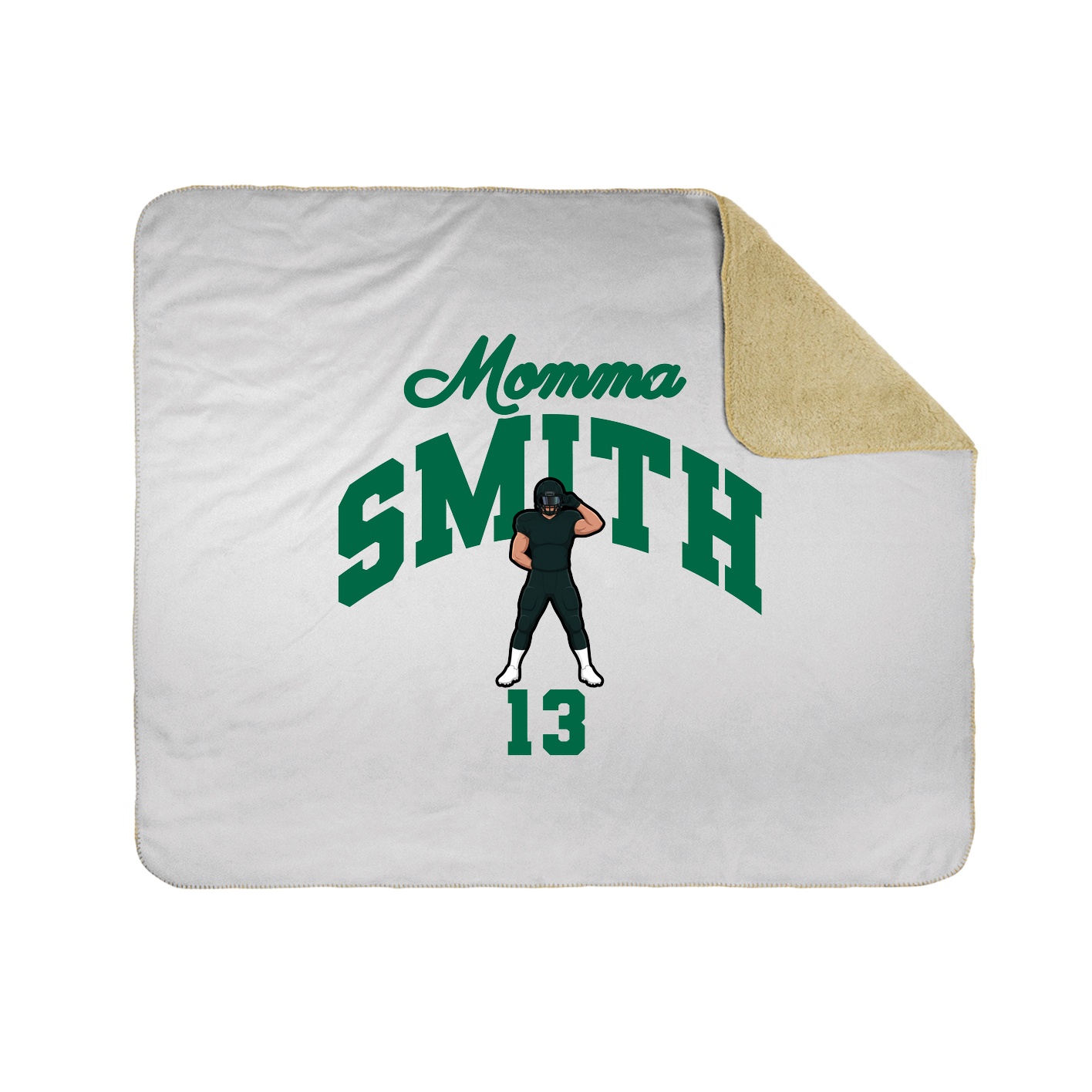 Throw Blanket — Mothers Day Arch in White