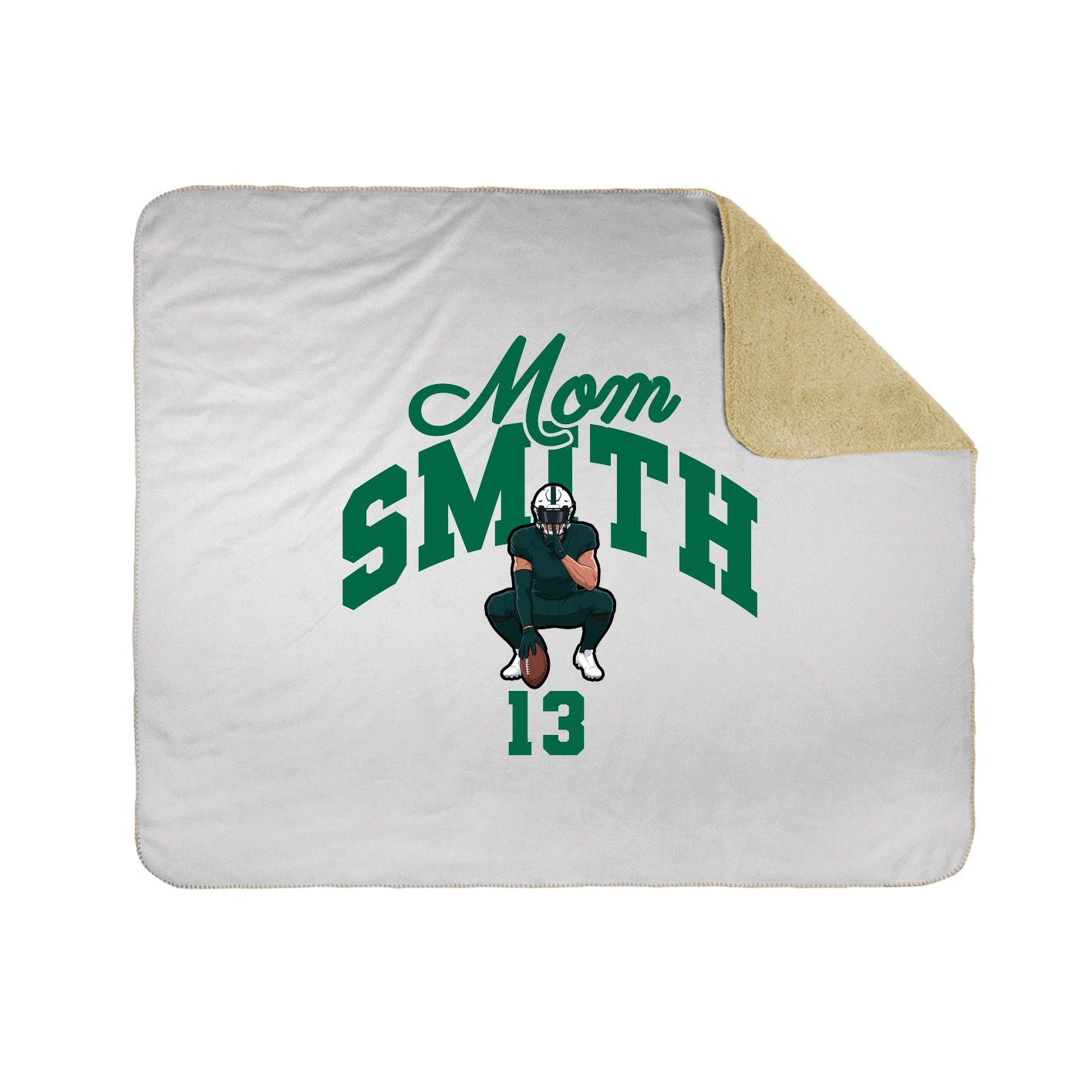 Throw Blanket — Mothers Day Arch in White