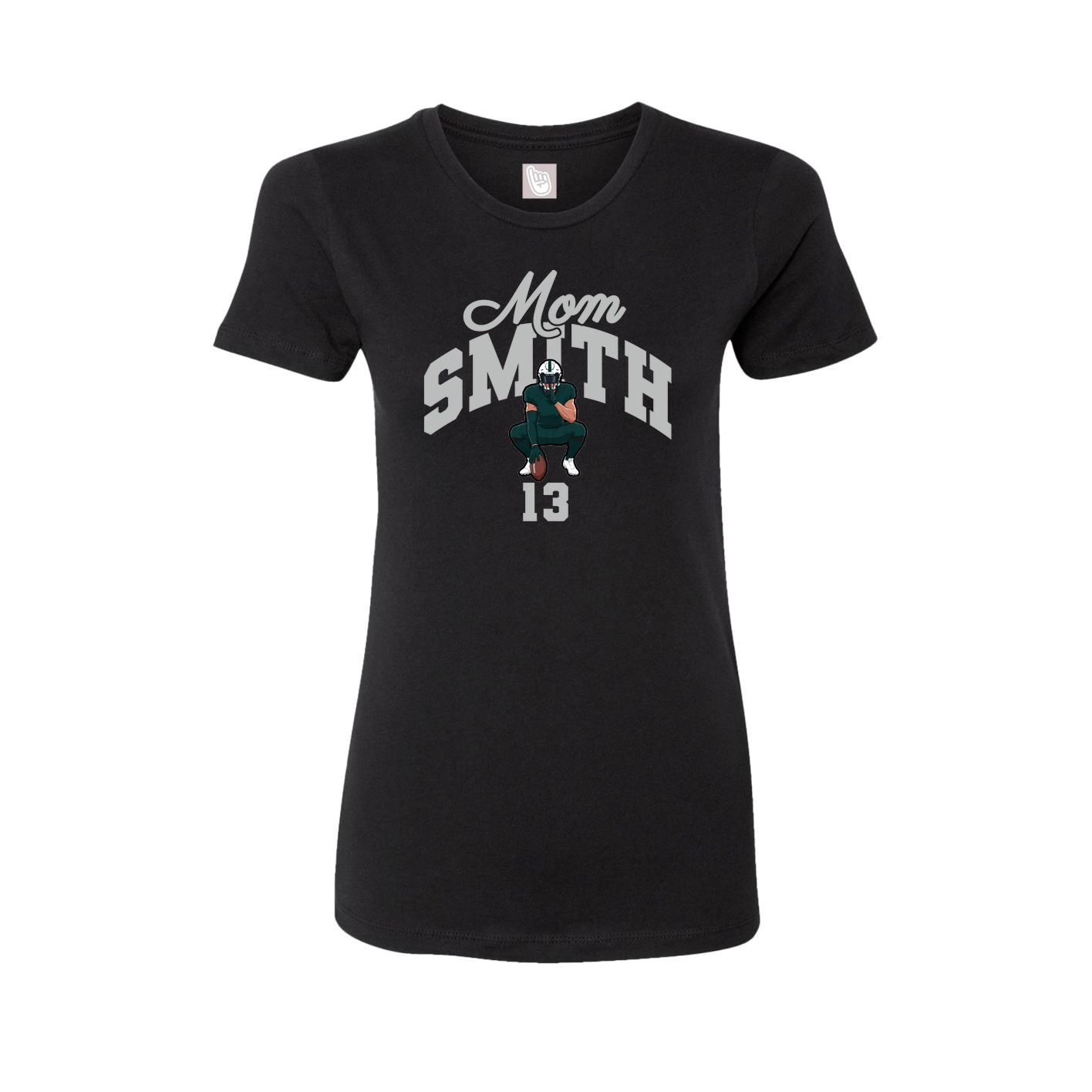 Womens Tee — Mothers Day Arch in Black