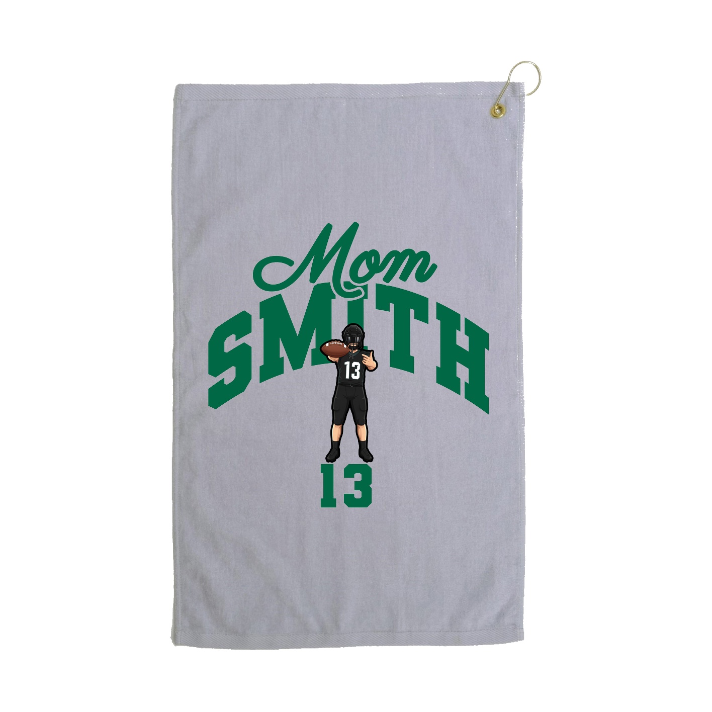 Golf Towel — Mothers Day Arch in Grey