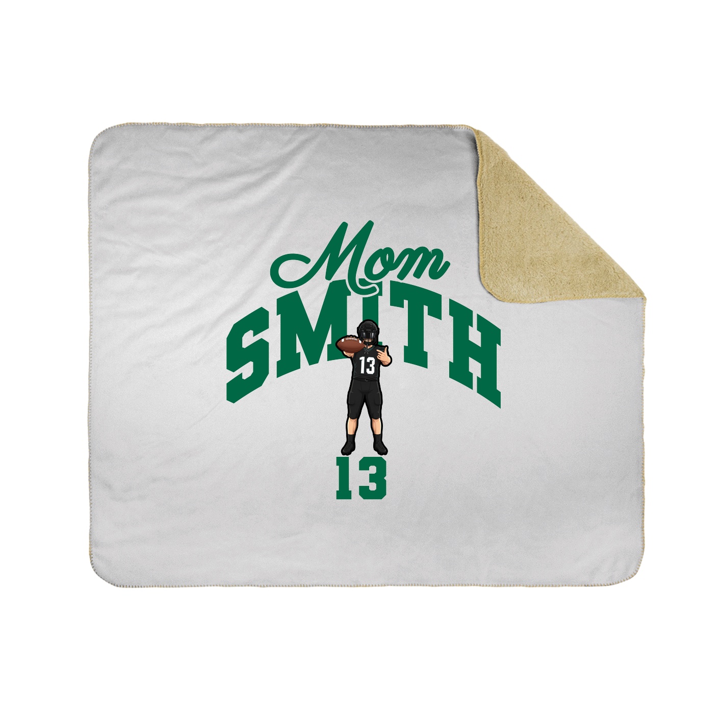 Throw Blanket — Mothers Day Arch in White