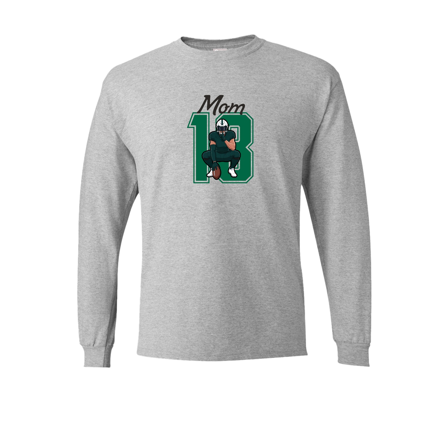 Long Sleeve Tee — Mothers Day Shirsey in Grey