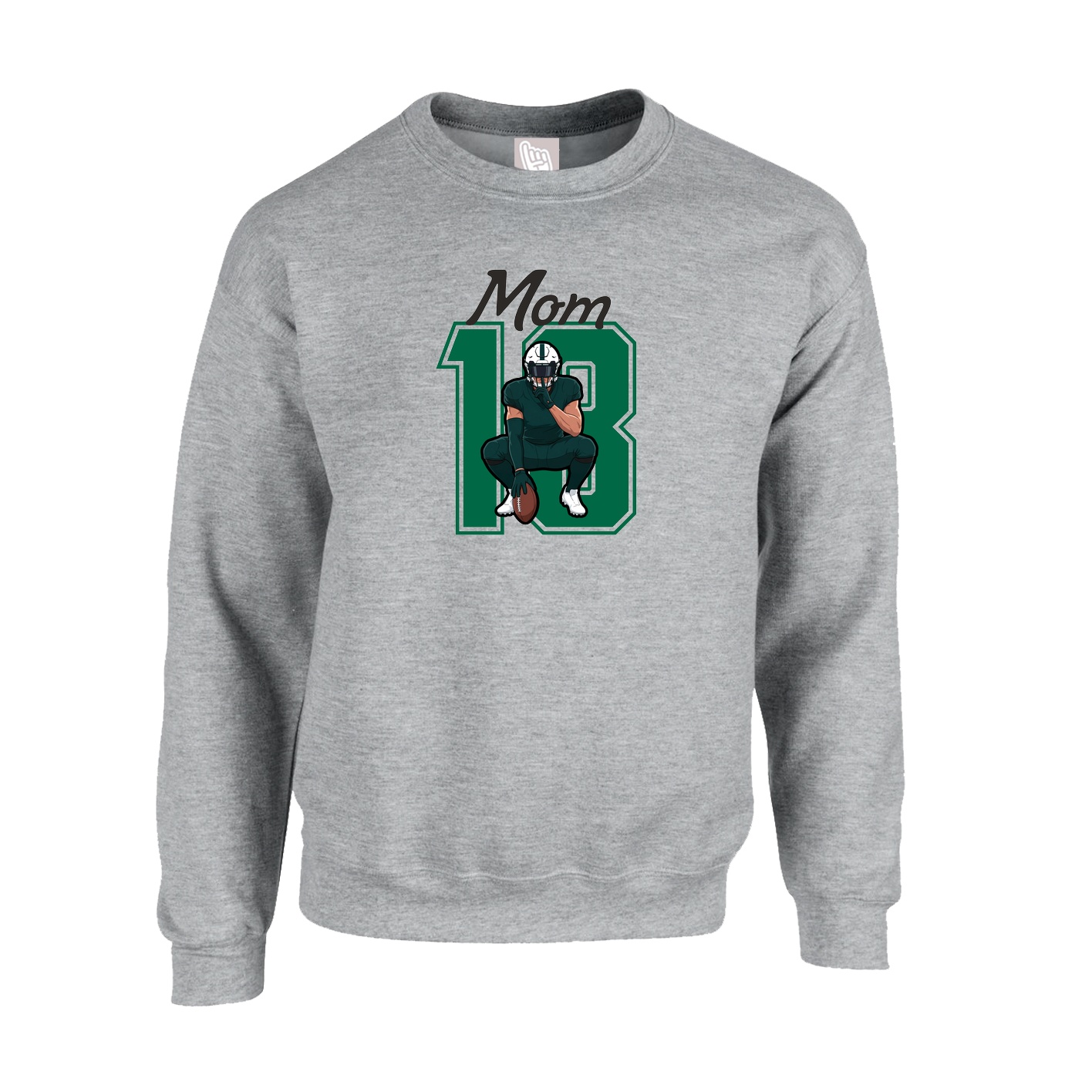 Fleece Crew — Mothers Day Shirsey in Grey