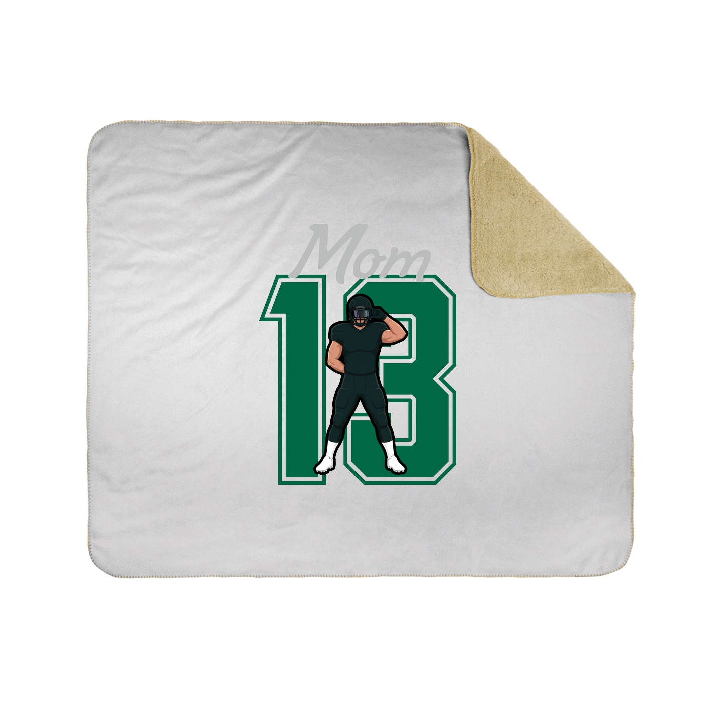 Throw Blanket — Mothers Day Shirsey in White
