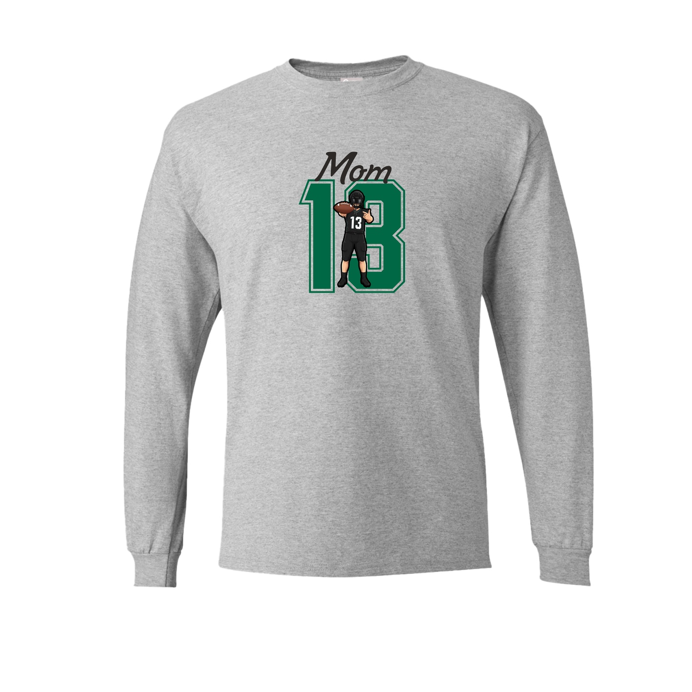 Long Sleeve Tee — Mothers Day Shirsey in Grey