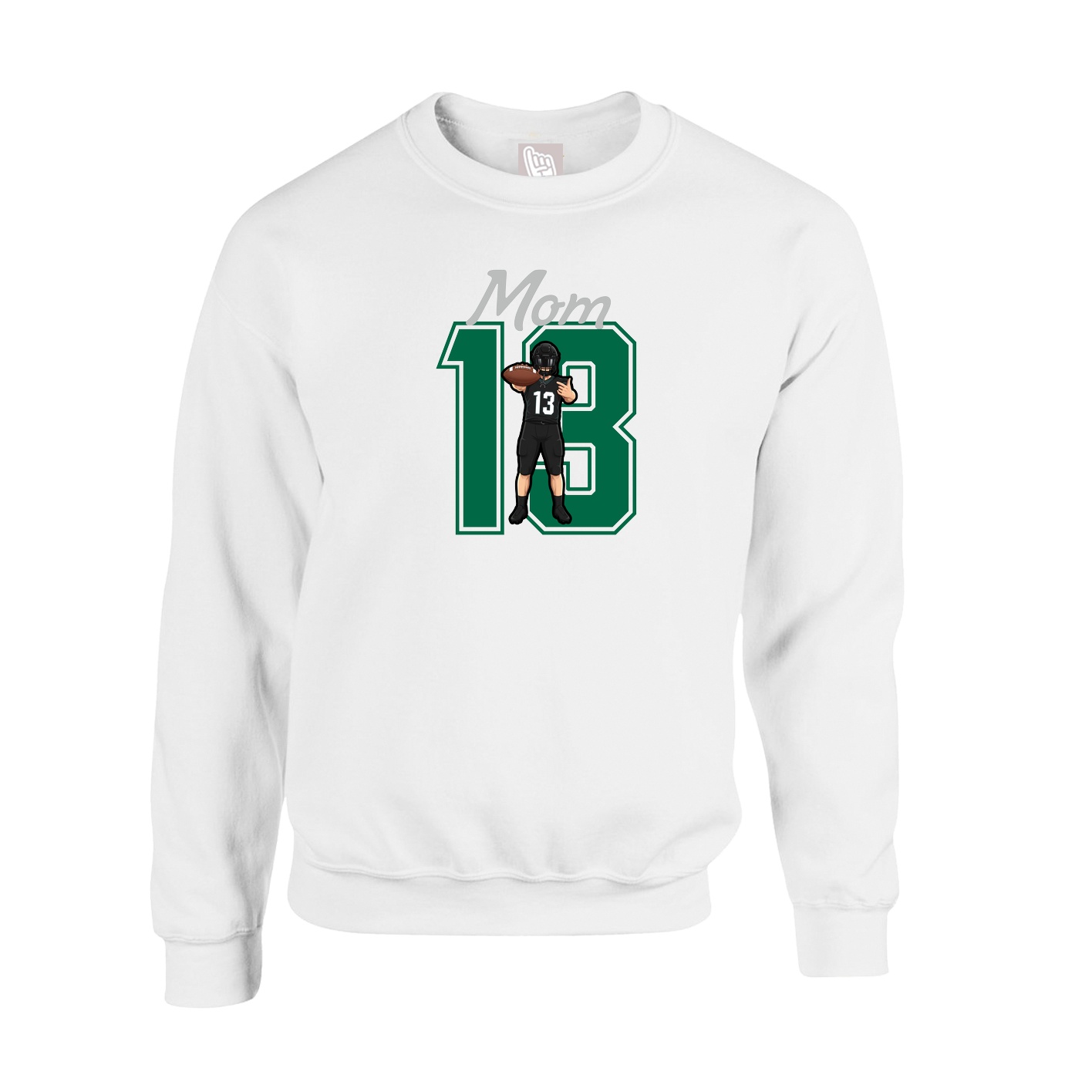 Fleece Crew — Mothers Day Shirsey in White