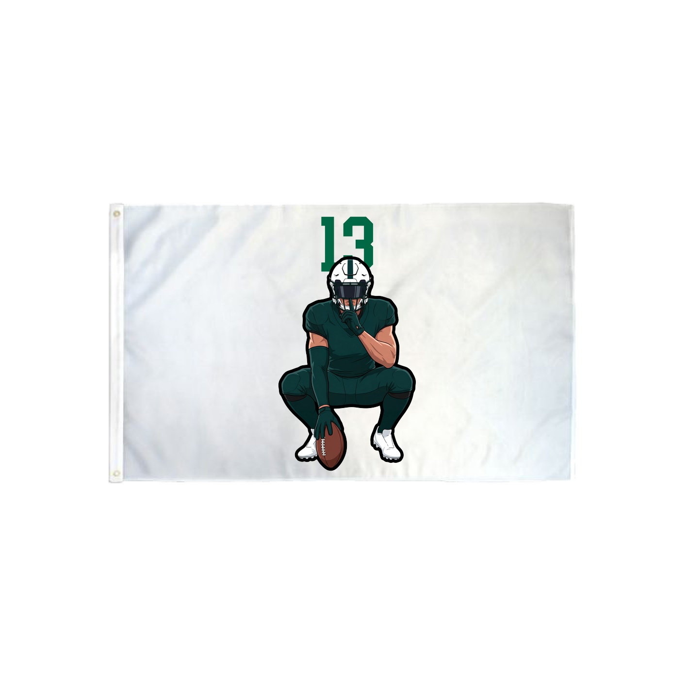 3x5 Flag — Number Top in Classic