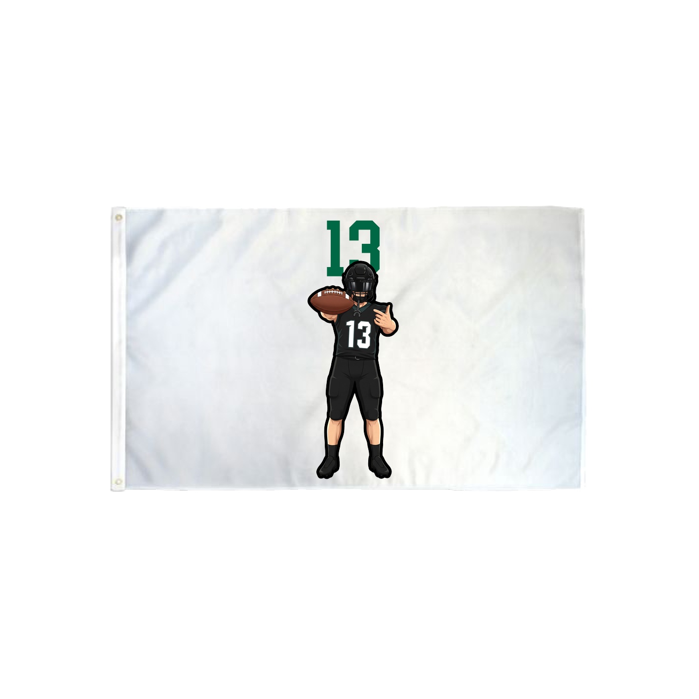 3x5 Flag — Number Top in Classic