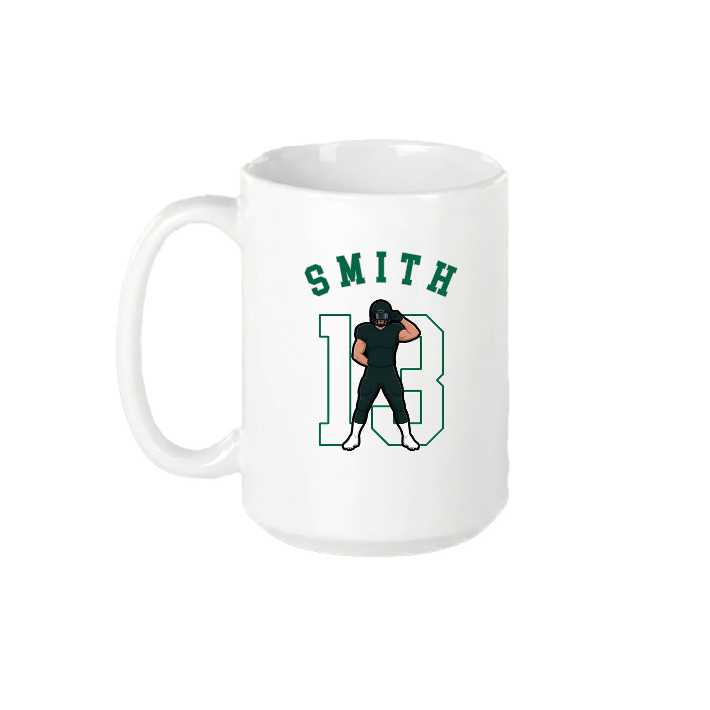 15oz Coffee Mug — Shirsey Arch in White