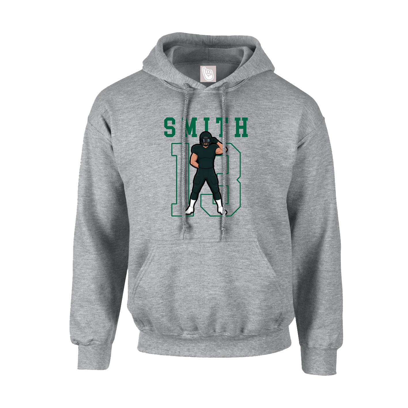 Hoodie — Shirsey in Grey