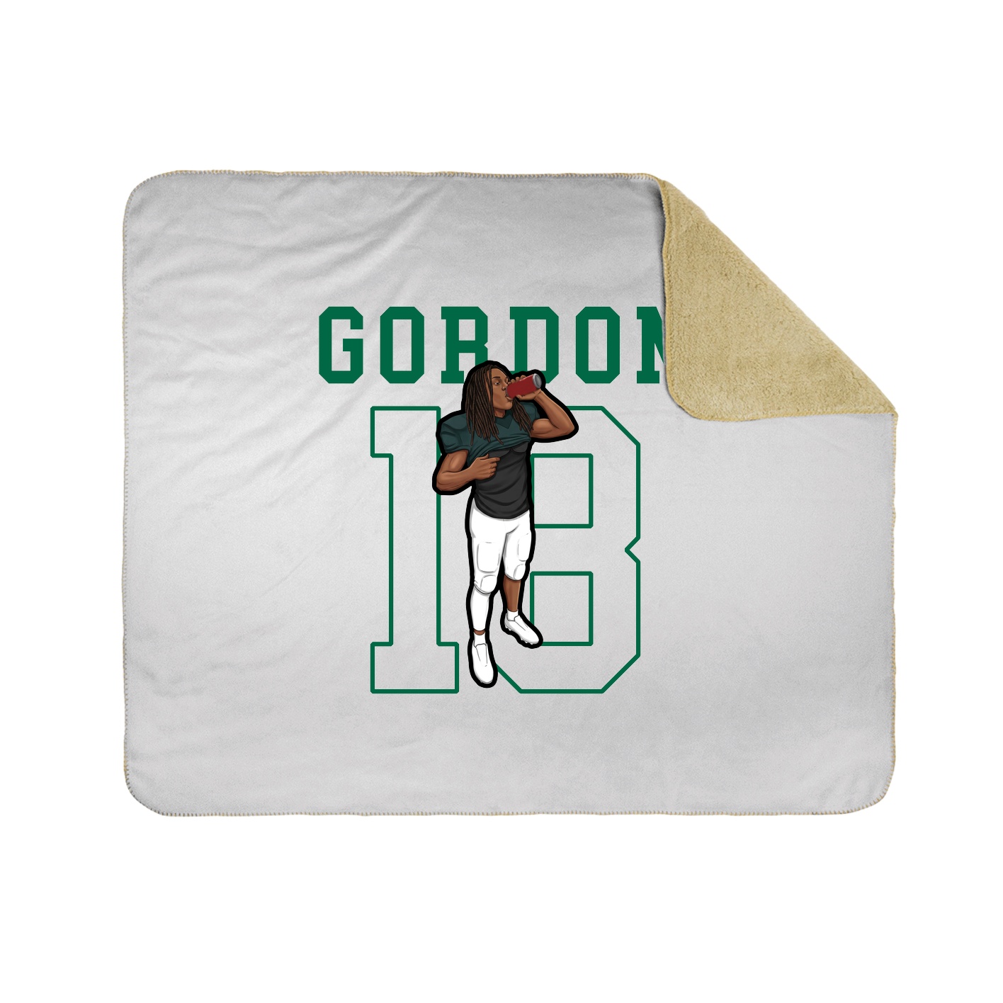 50x60 Sherpa Lined Throw Blanket