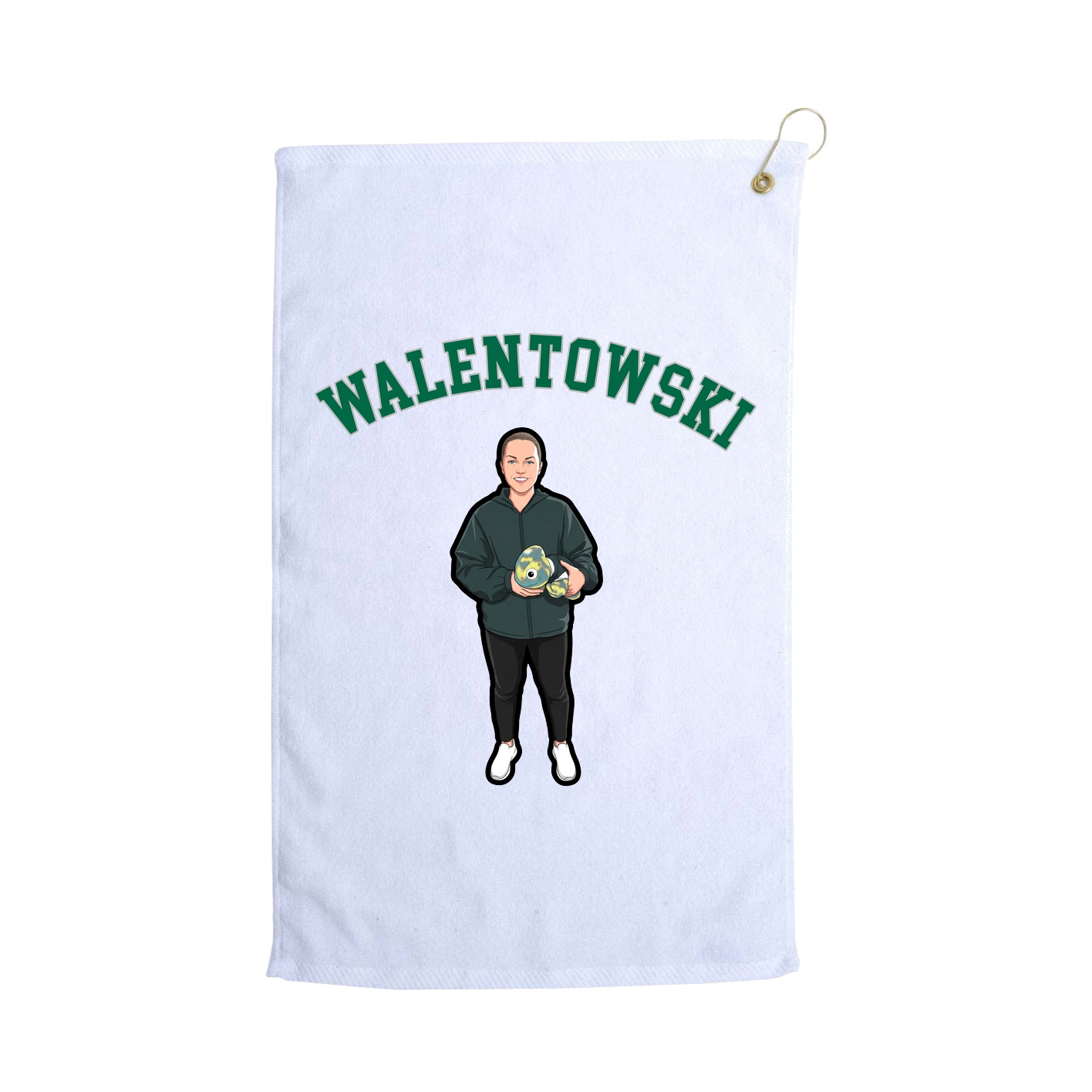 Golf Towel — Shirsey Arch in White