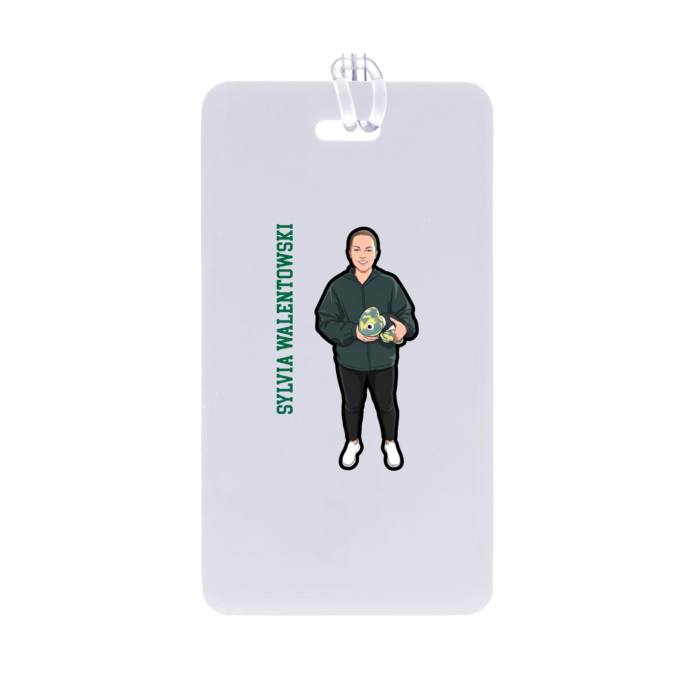 Bag Tag — Name Vertical in Classic