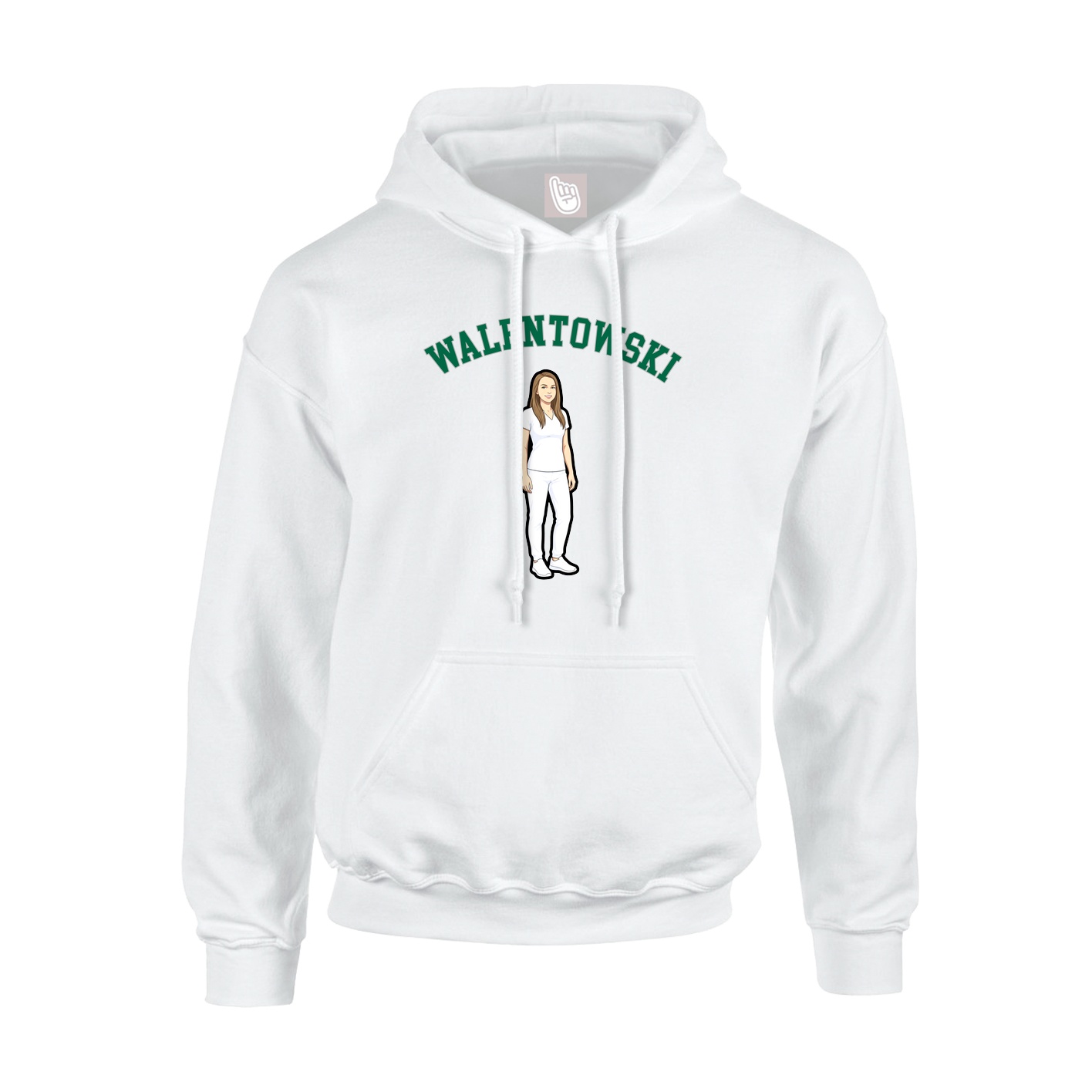 Hoodie — Shirsey Arch in White