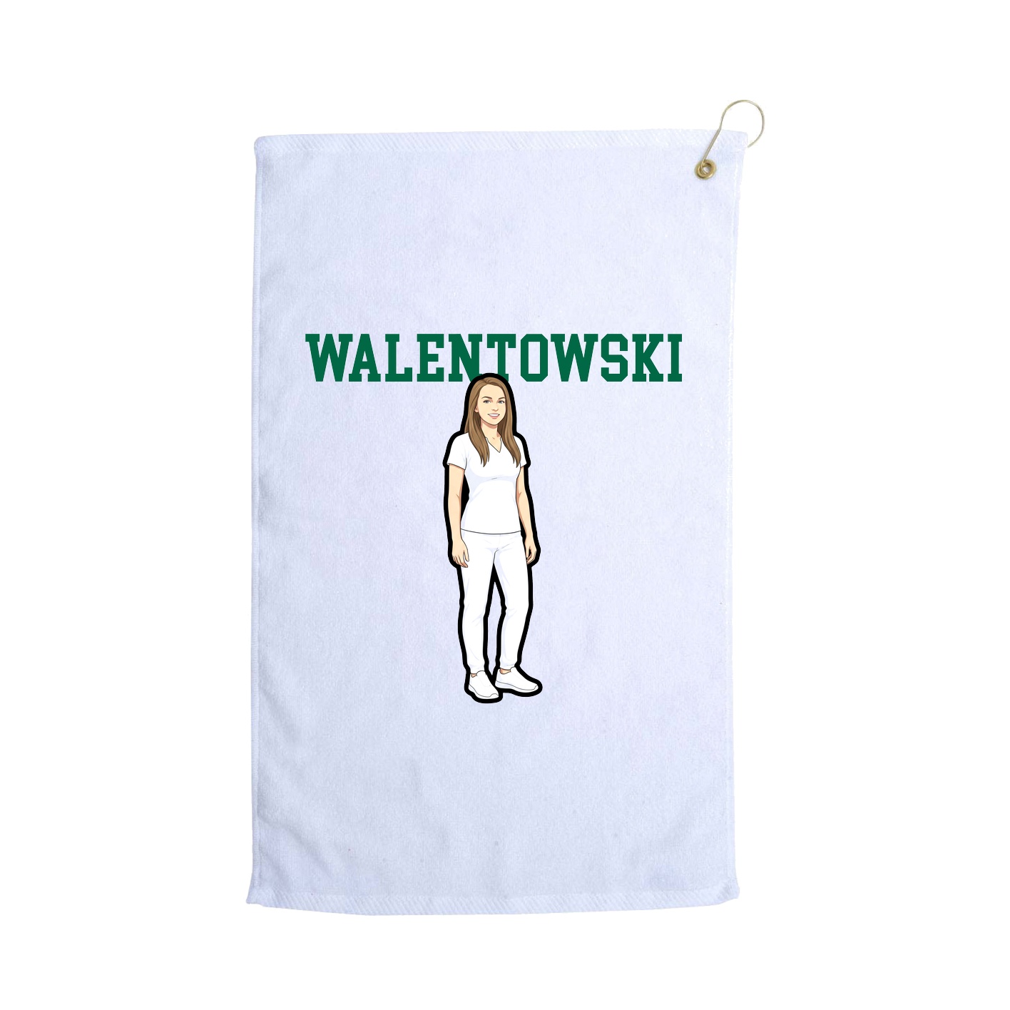 Golf Towel — Shirsey in White