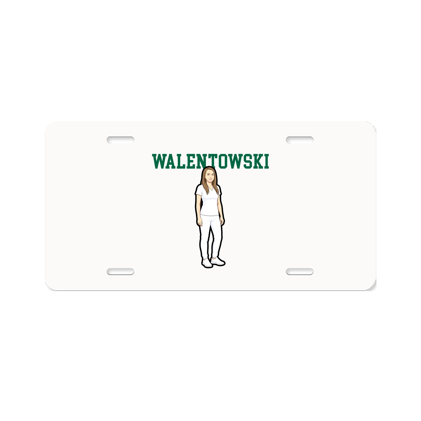 License Plate — Shirsey in Classic