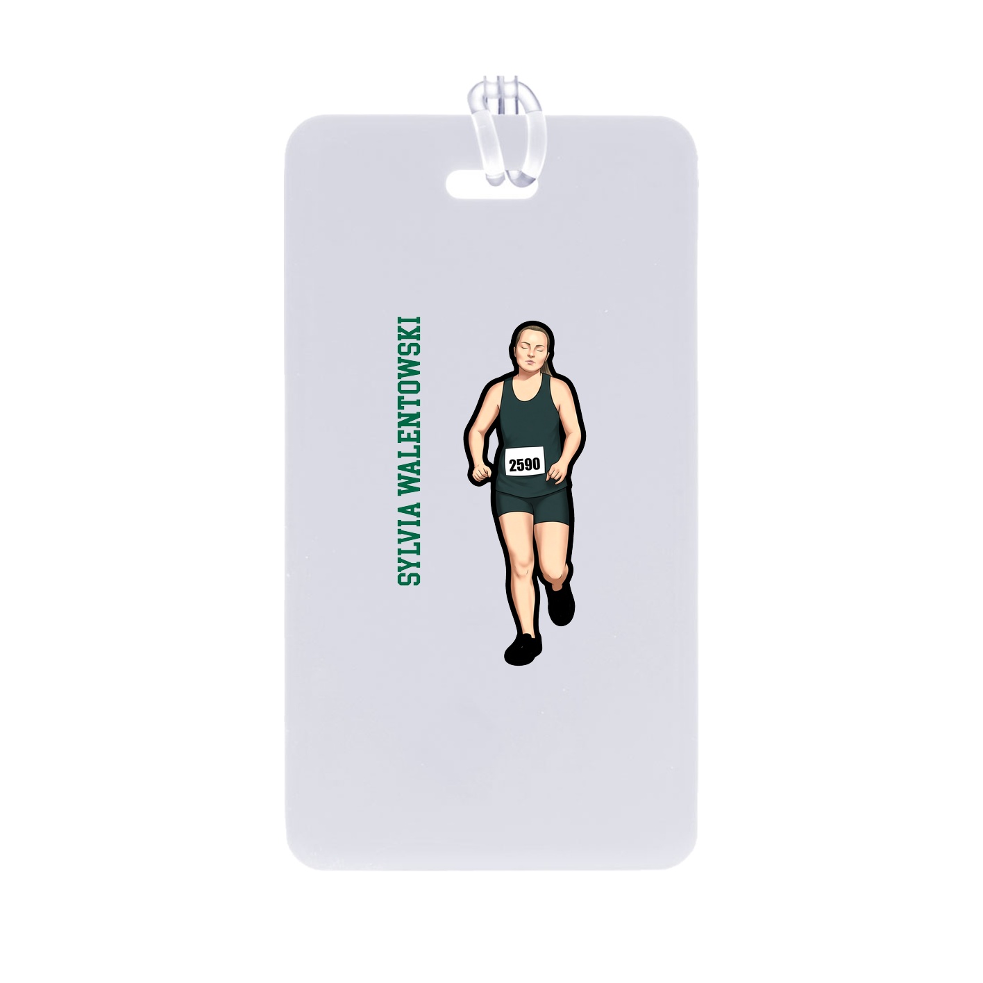 Bag Tag — Name Vertical in Classic