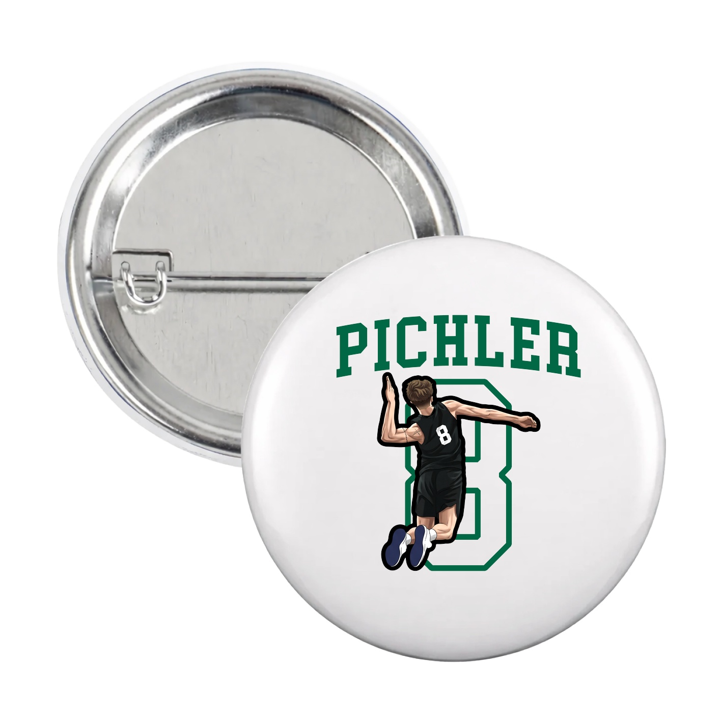 Game Day Button — Shirsey in White