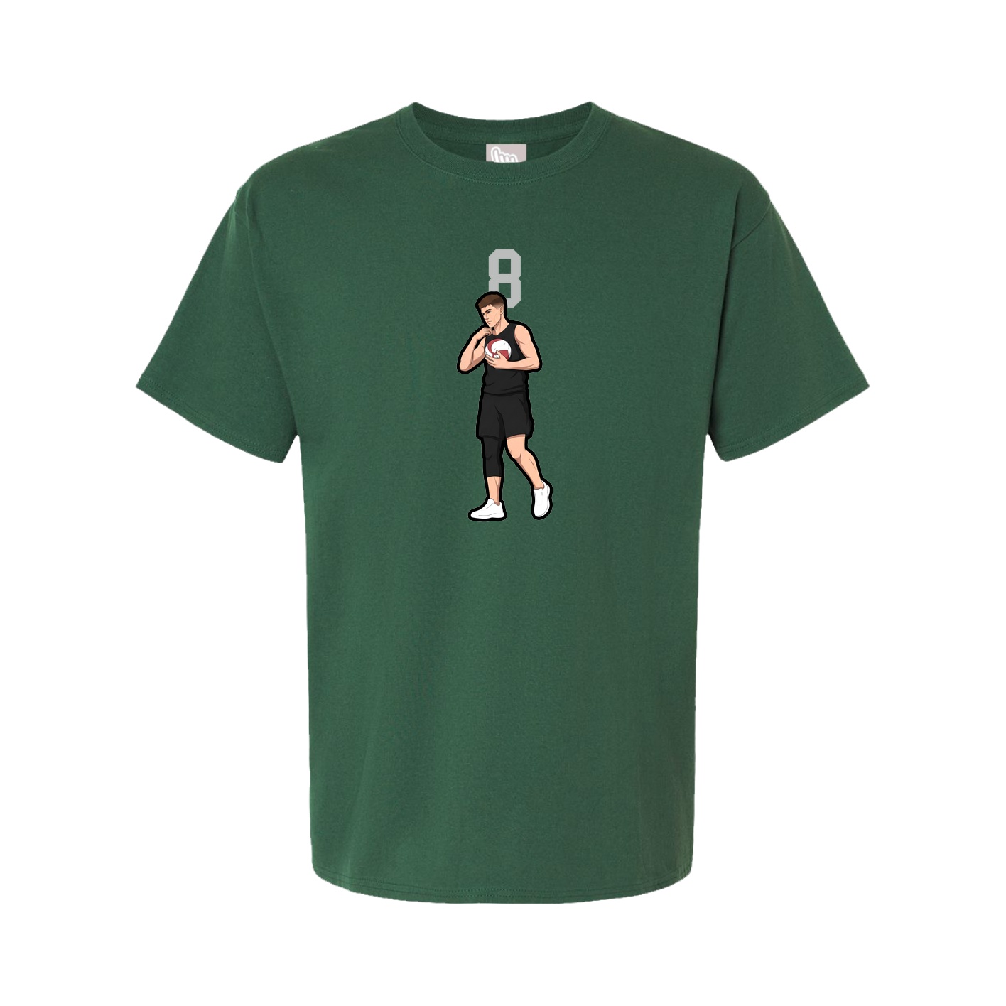 Tee — Number Top in Green