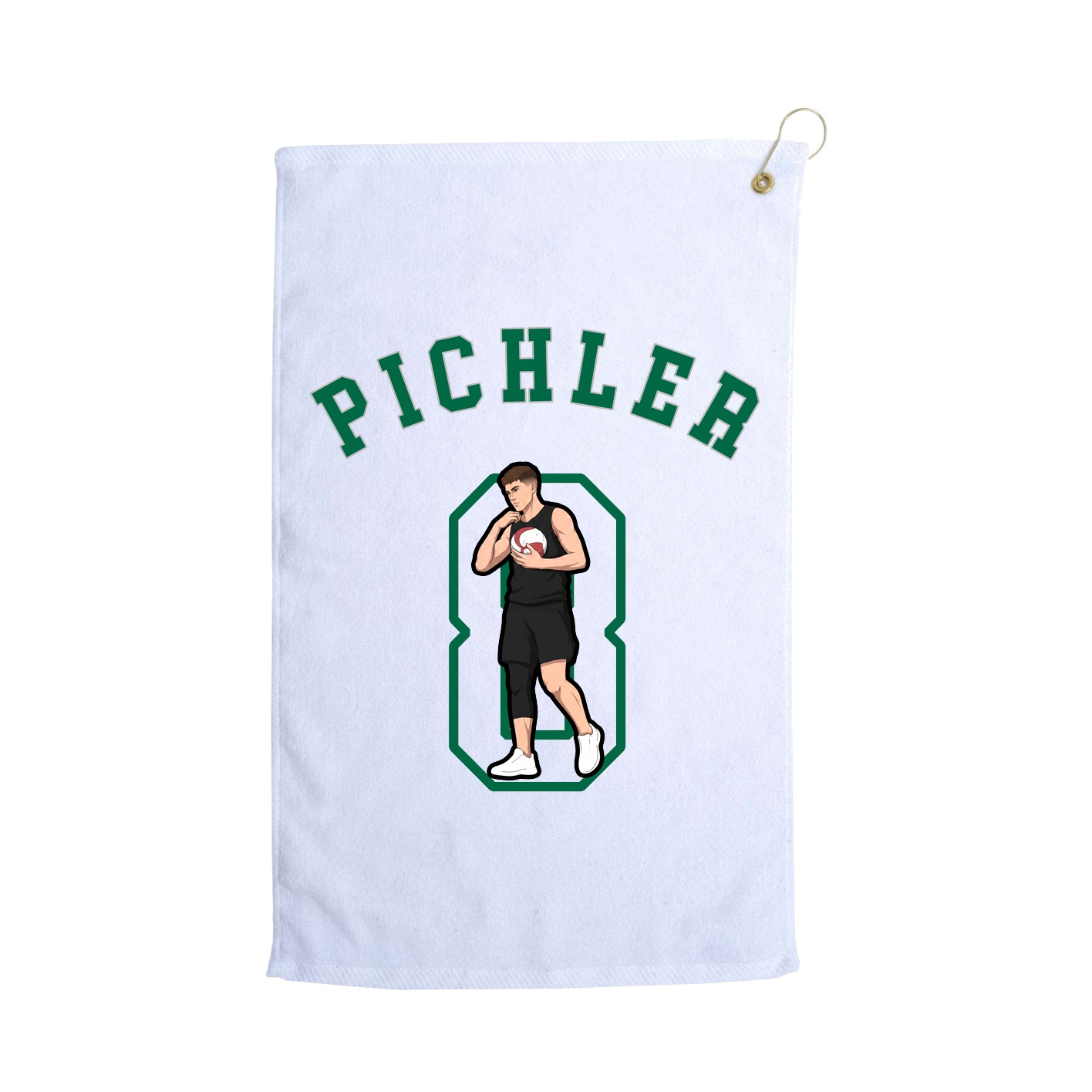 Golf Towel — Shirsey Arch in White