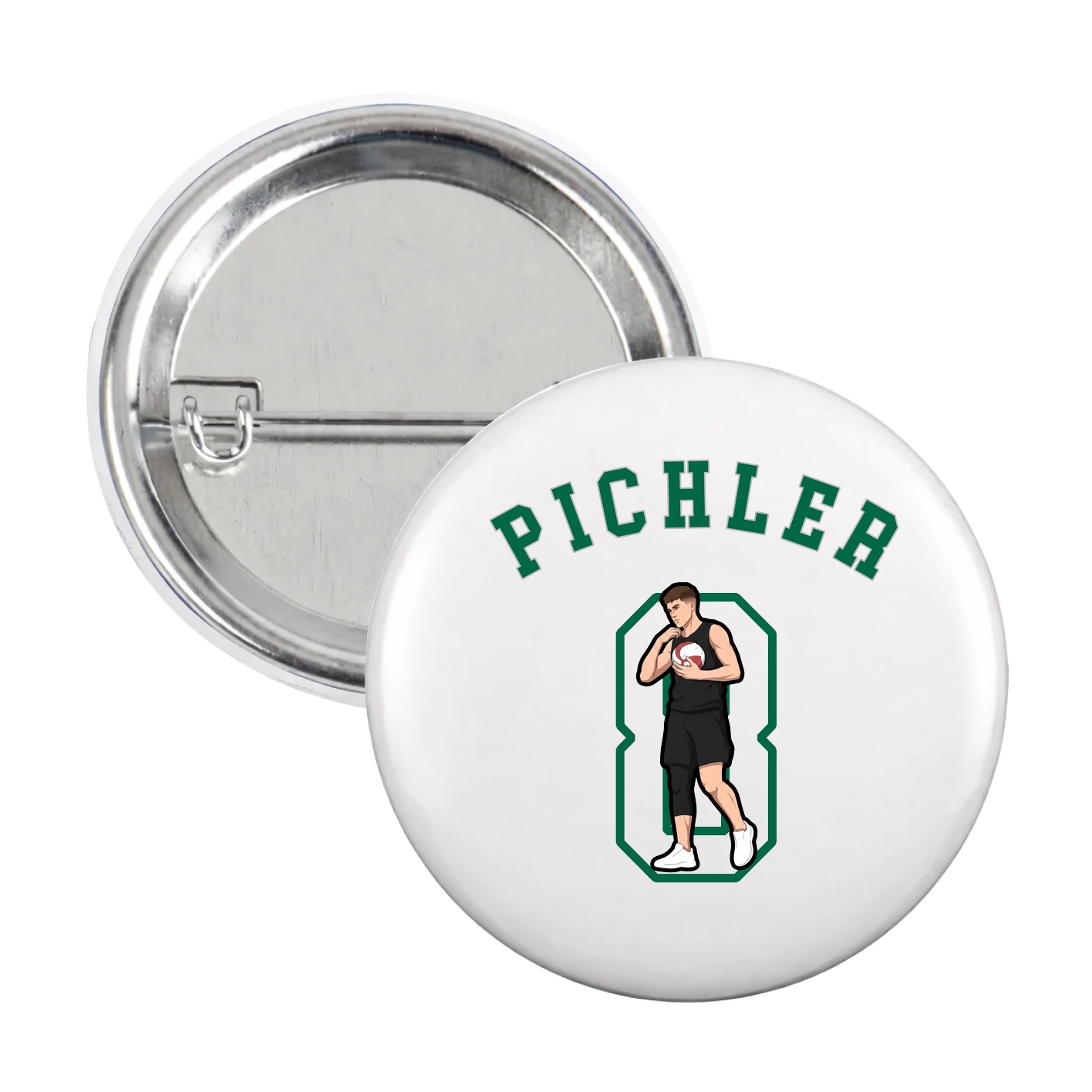 Game Day Button — Shirsey Arch in White