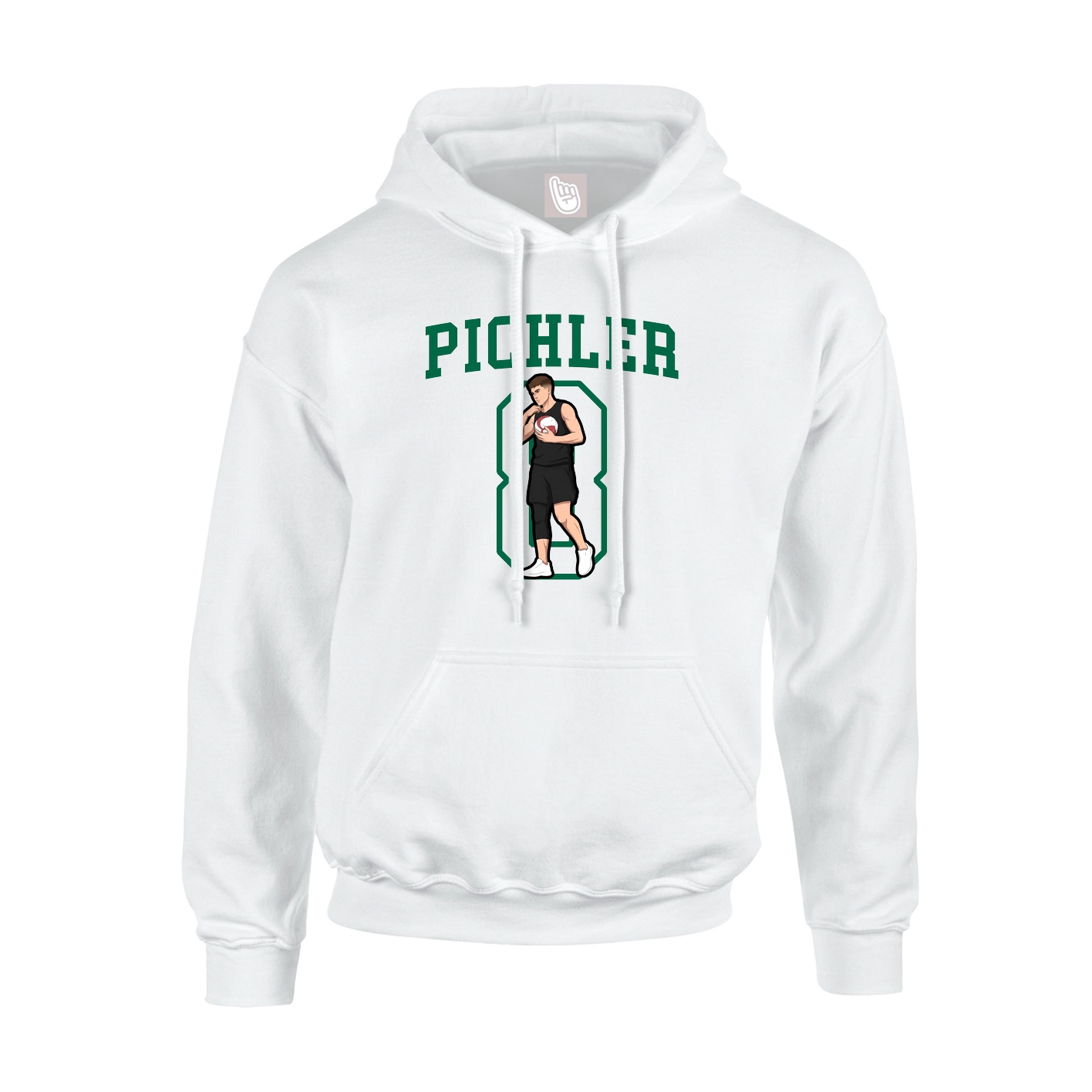 Hoodie — Shirsey in White
